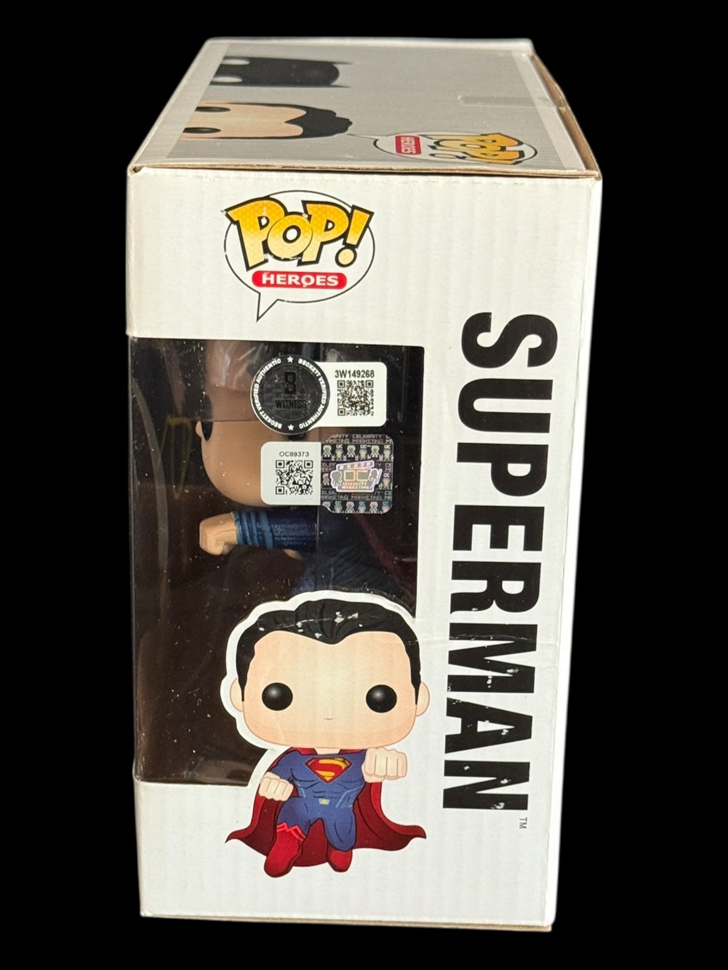 Ben Affleck signed Batman vs Superman 2 pack Funko Pop!