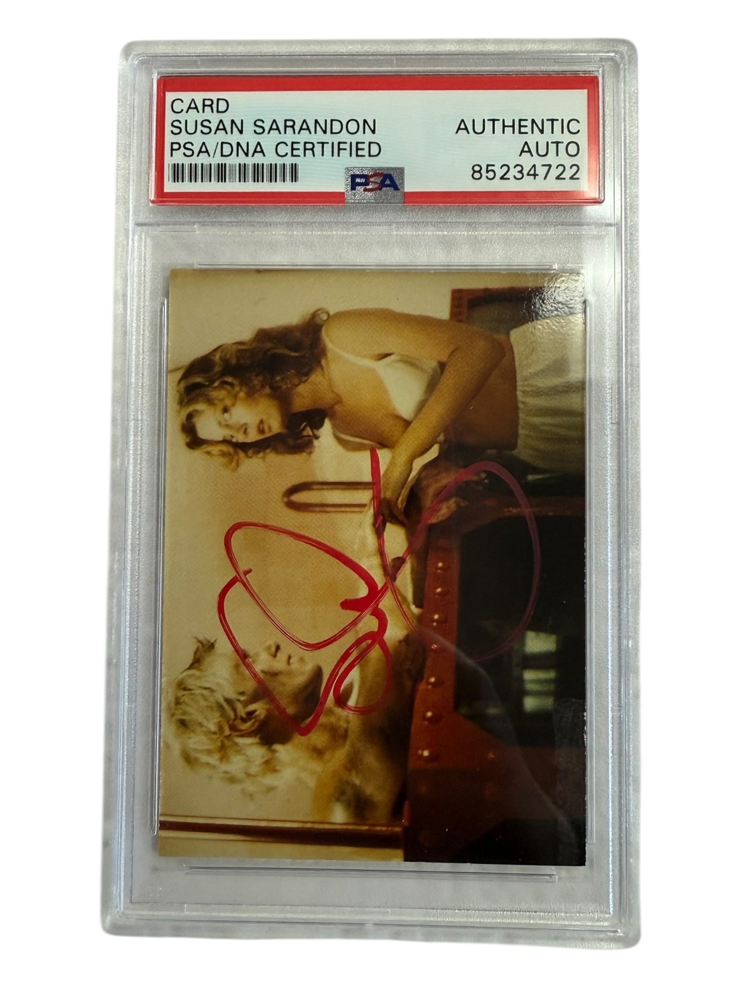 Susan Sarandon signed RHPS Trading Card PSA/DNA Encap #43 (3)