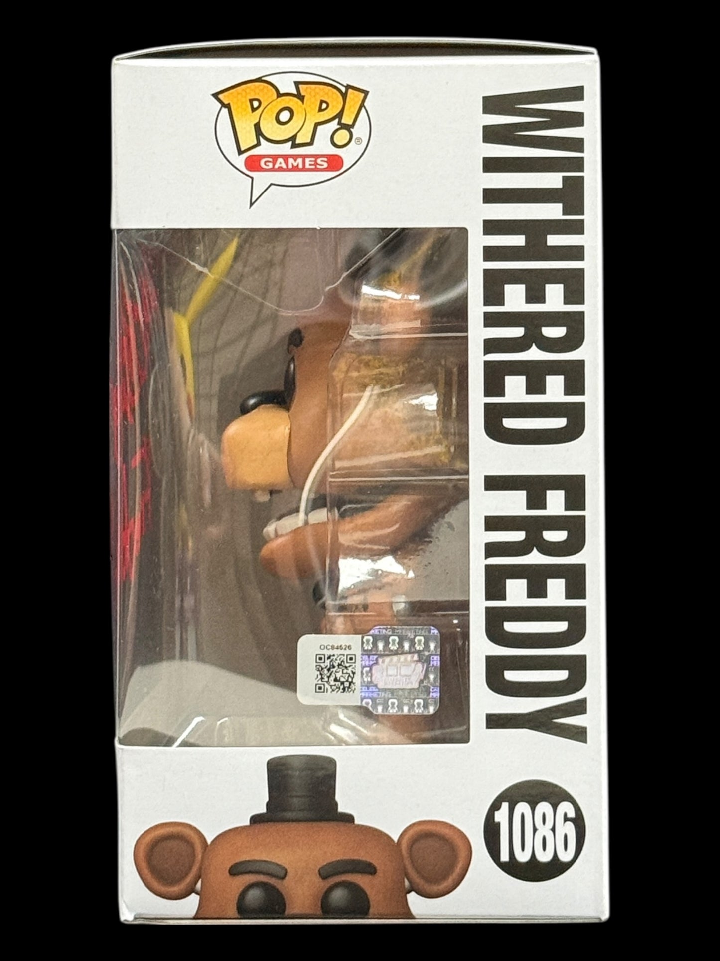 Kevin Foster signed Withered Freddy Five Nights at Freddy's Funko Pop! - Red