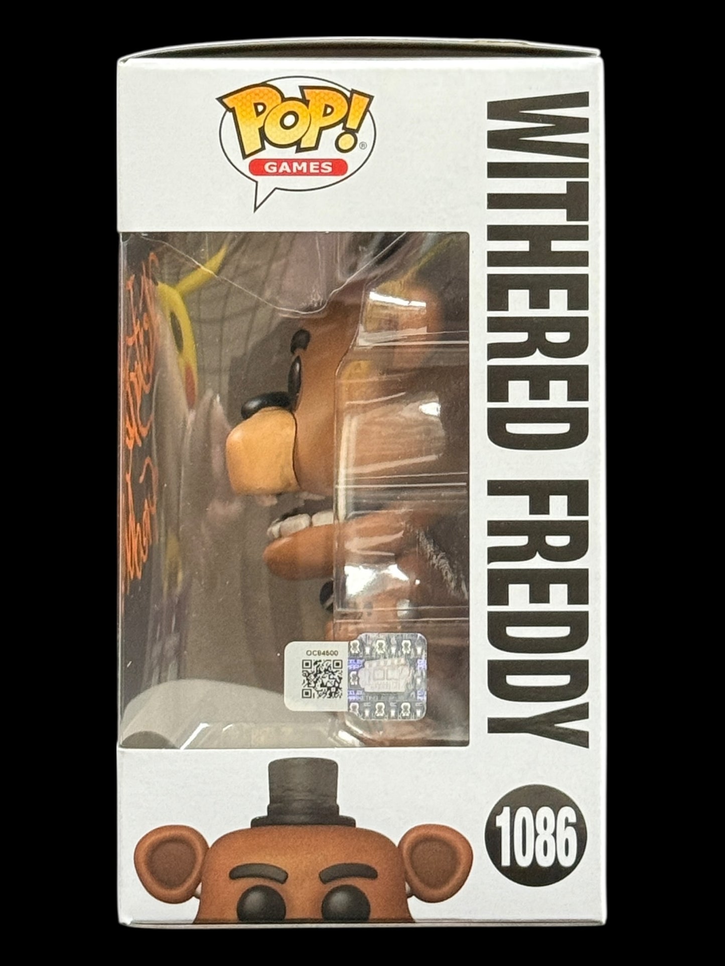 Kevin Foster signed Withered Freddy Five Nights at Freddy's Funko Pop! - Orange