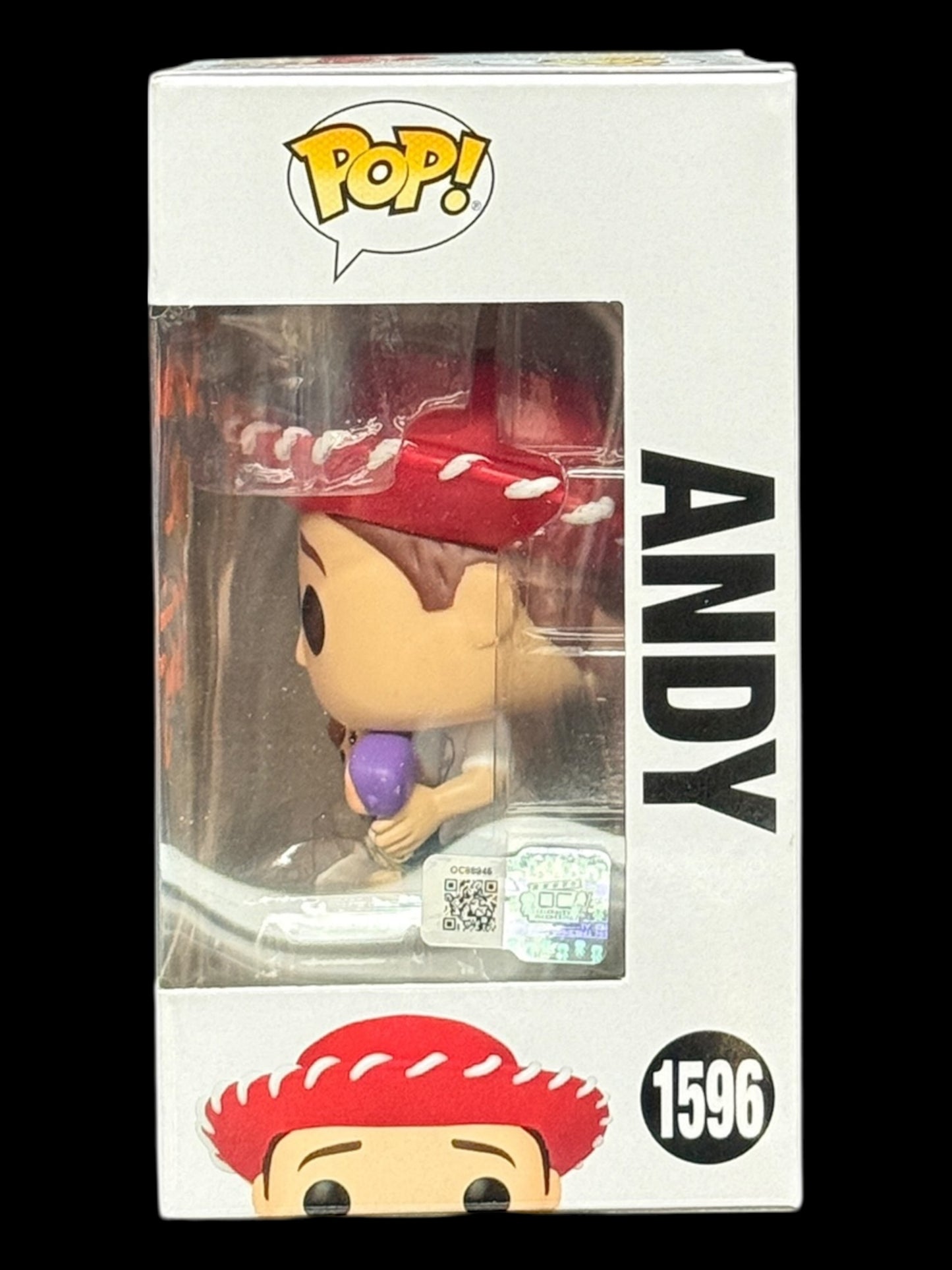 John Morris signed Disney Pixar Toy Story 30 Years and Beyond Andy Funko Pop! - "Yee-Haw!"