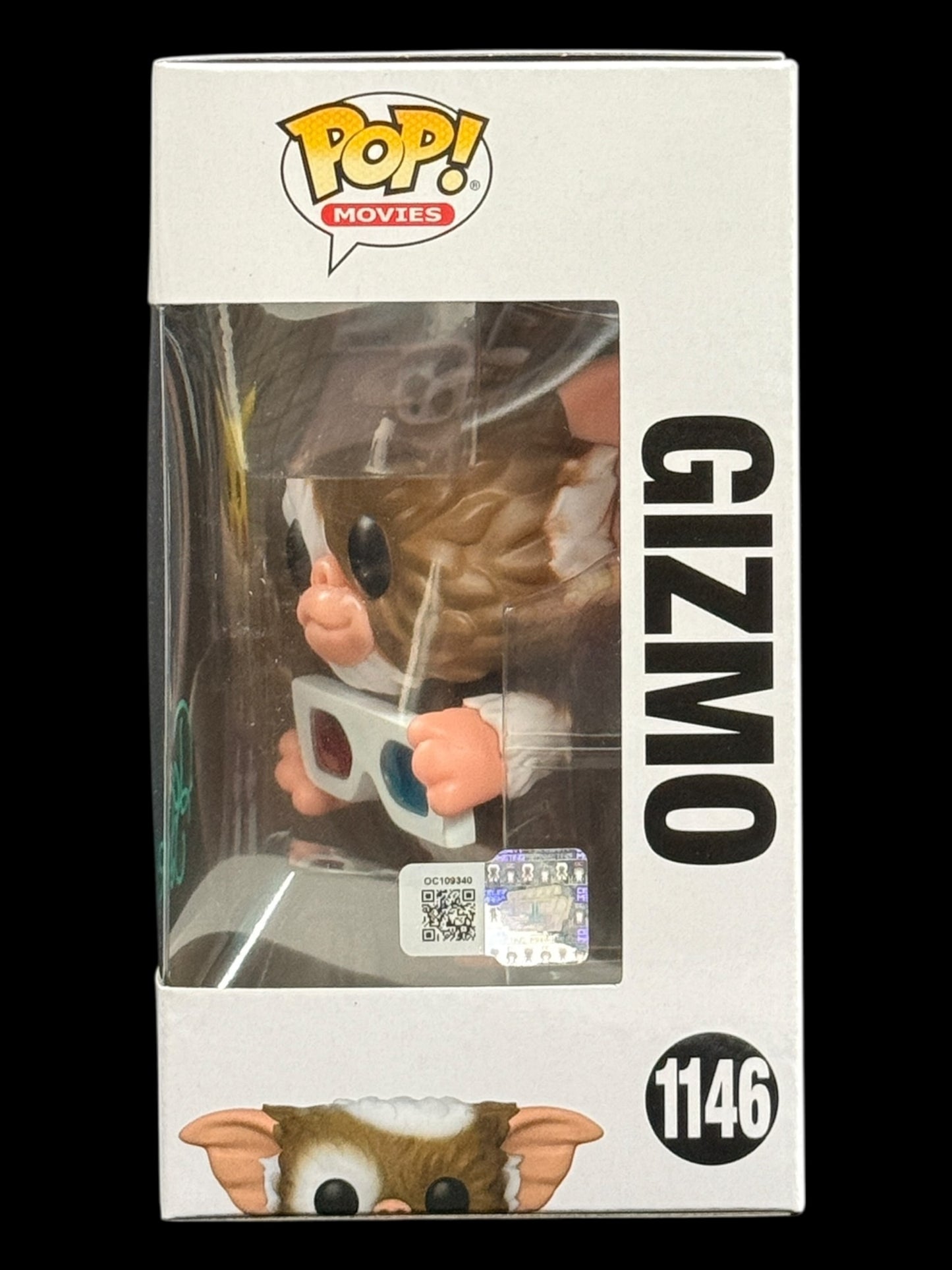 Joe Dante signed Gizmo Gremlins Funko Pop! - Green