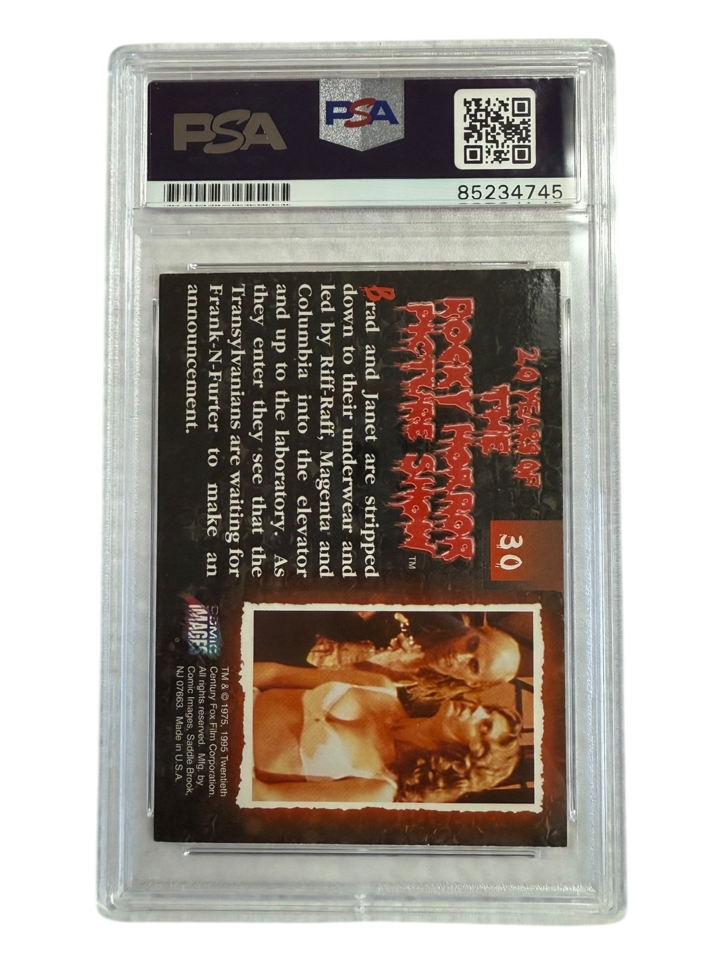 Susan Sarandon signed RHPS Trading Card PSA/DNA Encap #30 (8)