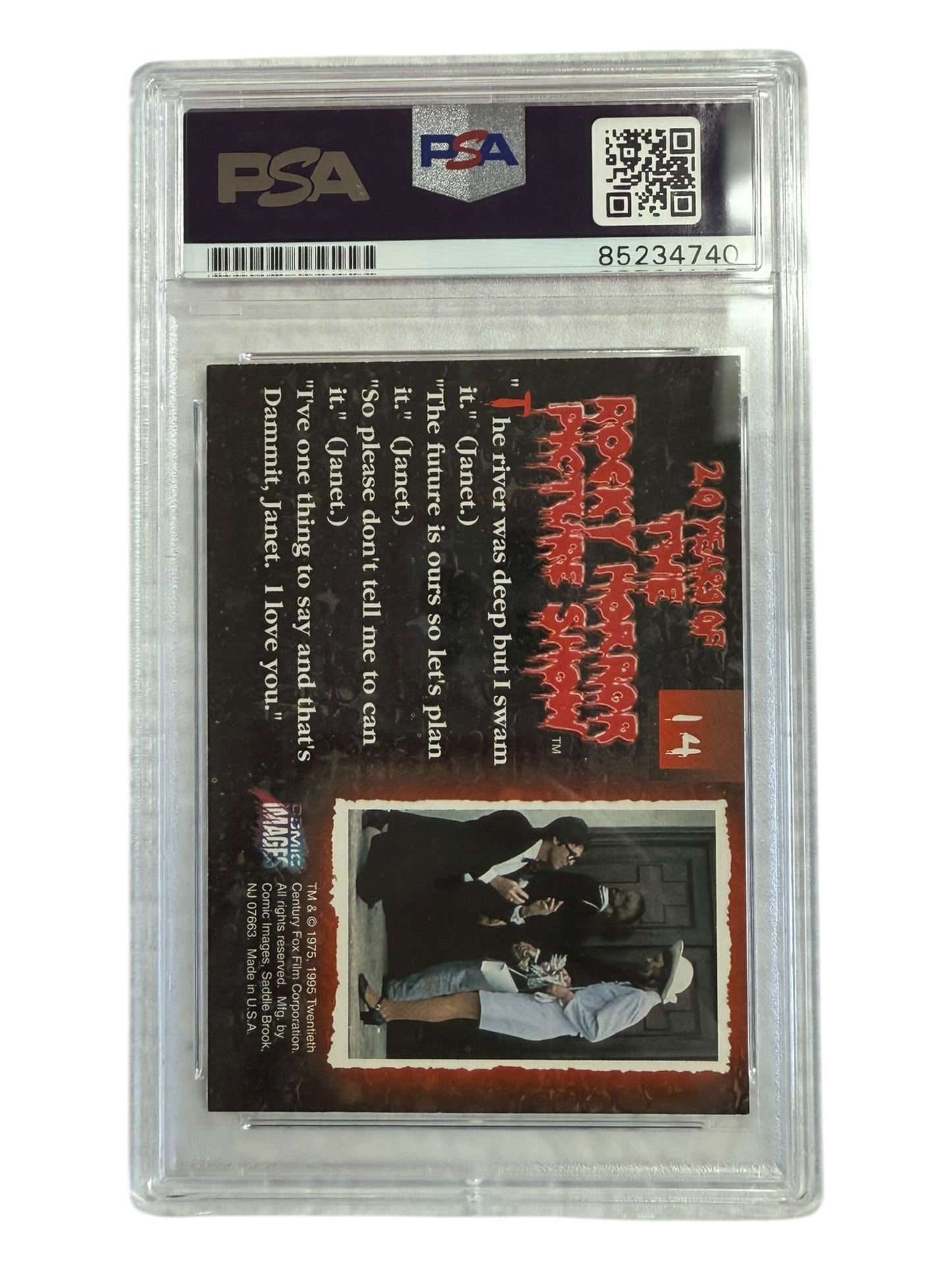 Susan Sarandon signed RHPS Trading Card PSA/DNA Encap #14 (11)