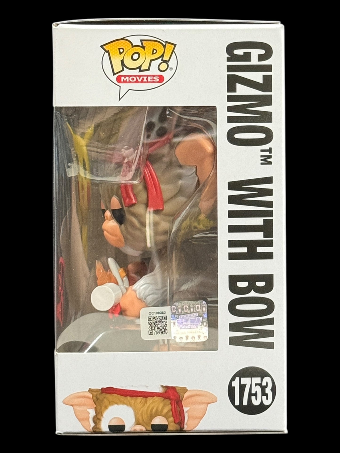 Joe Dante signed Gizmo with Bow Gremlins 2 Funko Pop! - Red