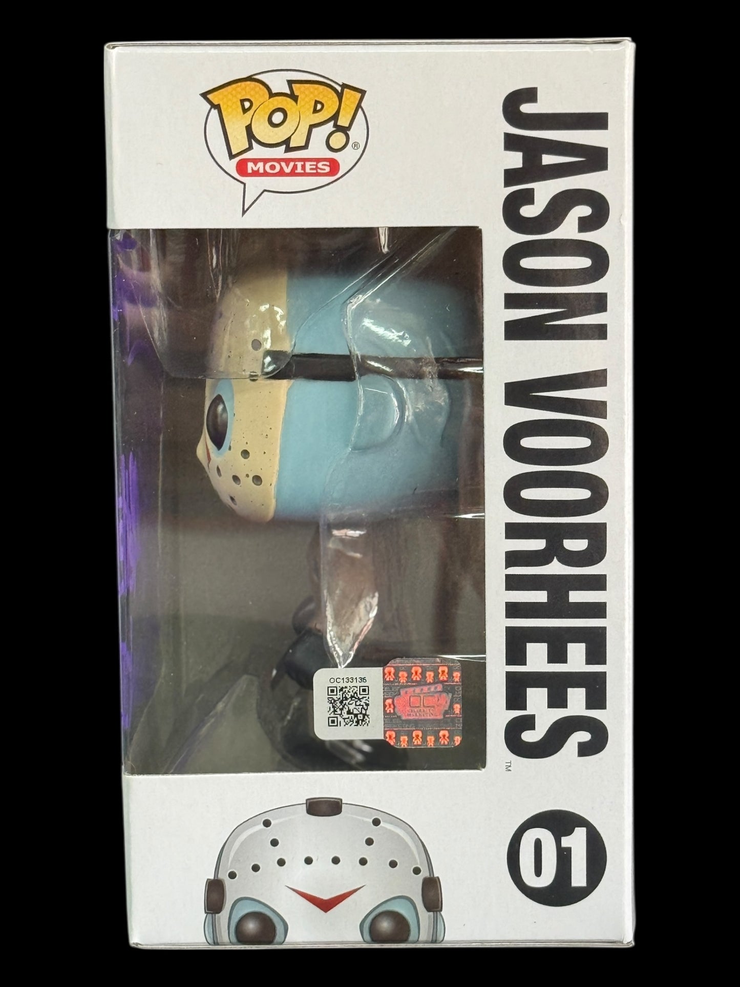 Warrington Gillette signed Friday the 13th Jason Voorhees Funko Pop! - Purple