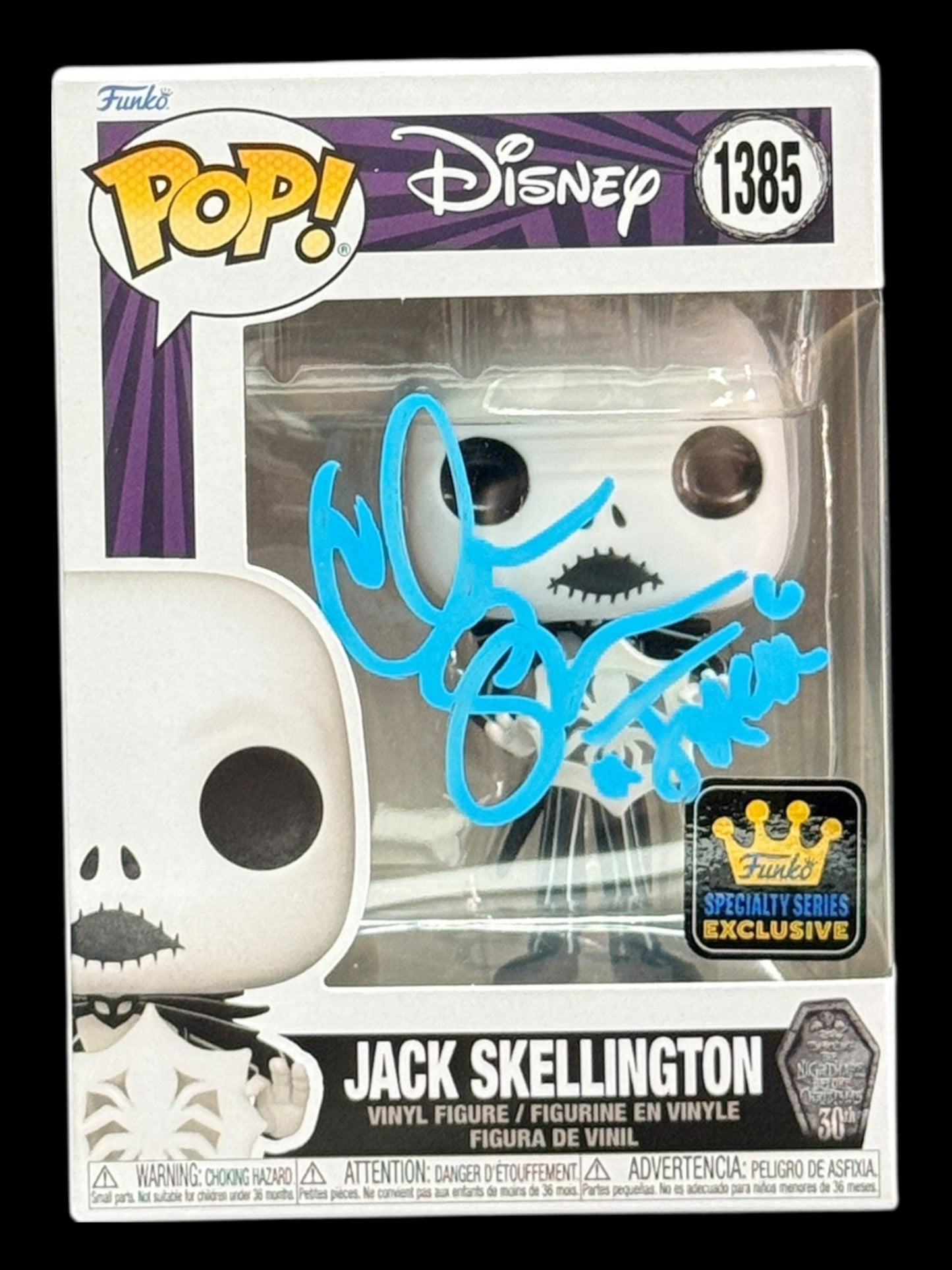 Chris Sarandon Signed Specialty Series Exclusive Jack Skellington Disney Funko Pop!