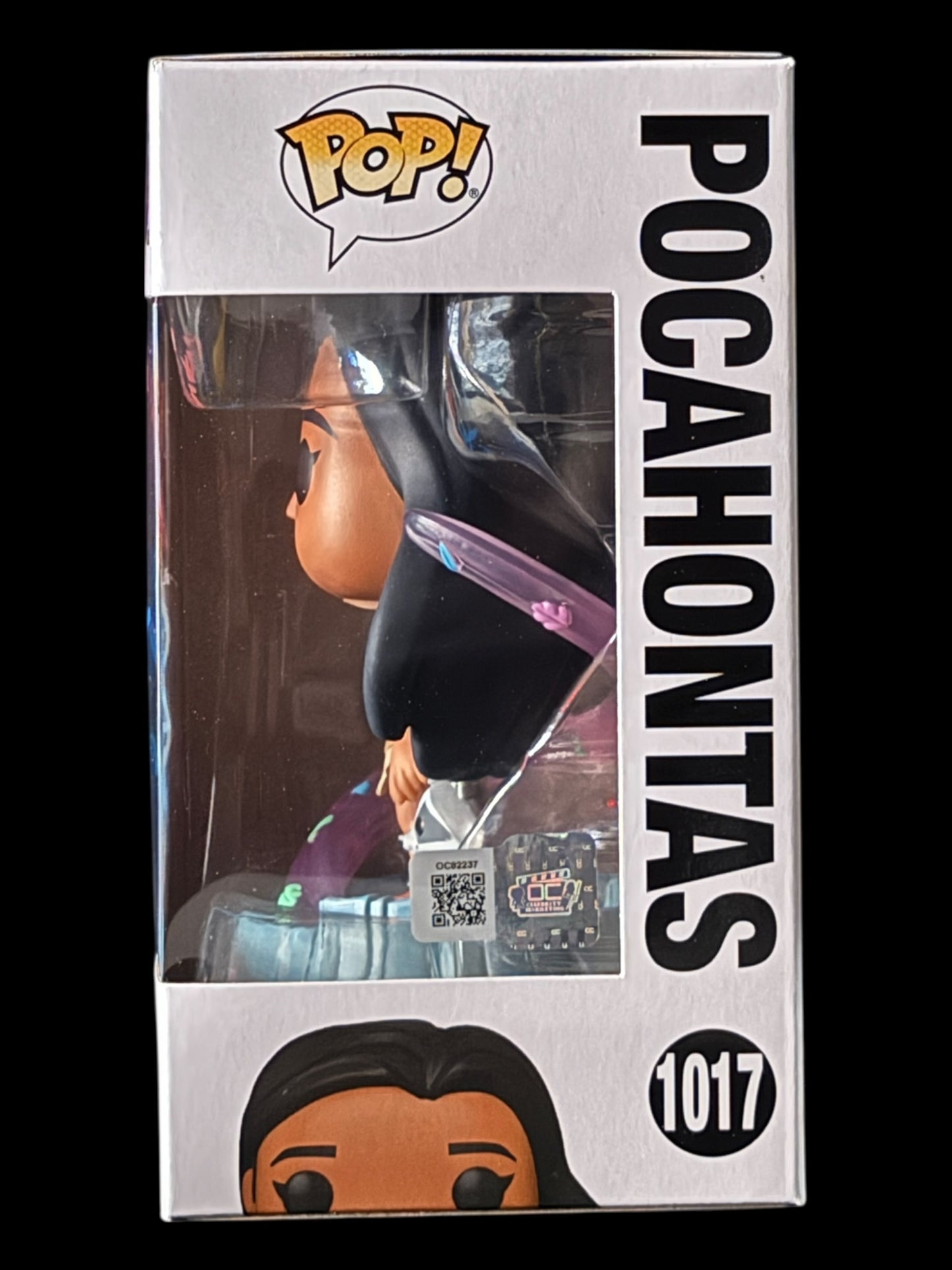 Judy Kuhn & John Kassir signed Pocahontas Funko Pop! - Pink & Blue