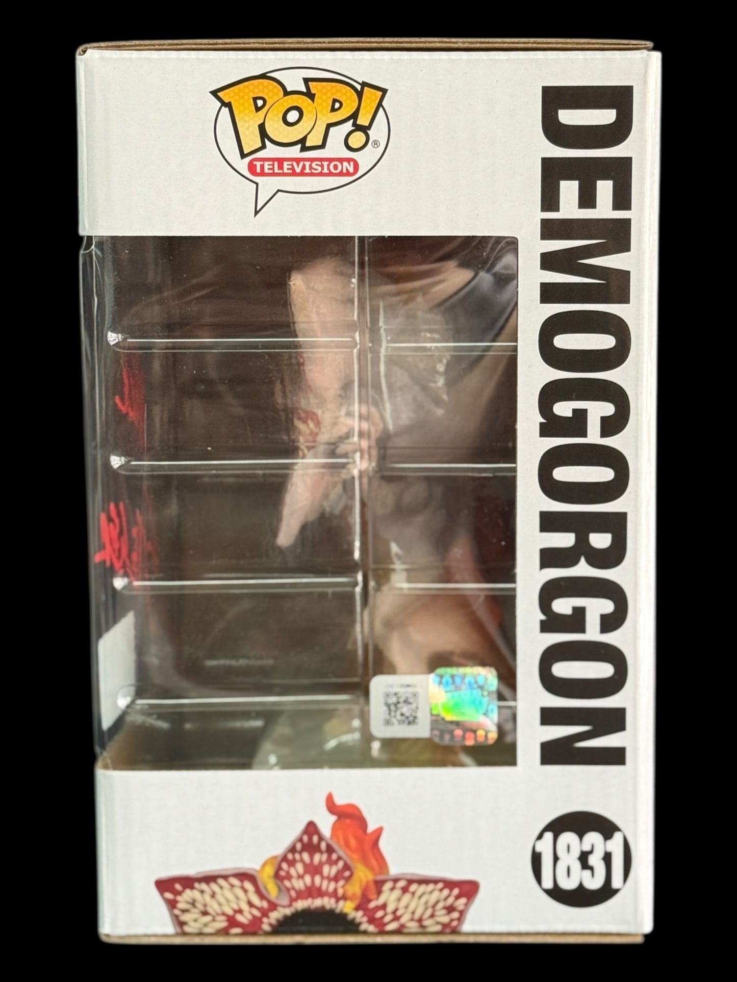 Mark Steger signed Funko Special Edition Stranger Things Demogorgon Funko Pop! - Red
