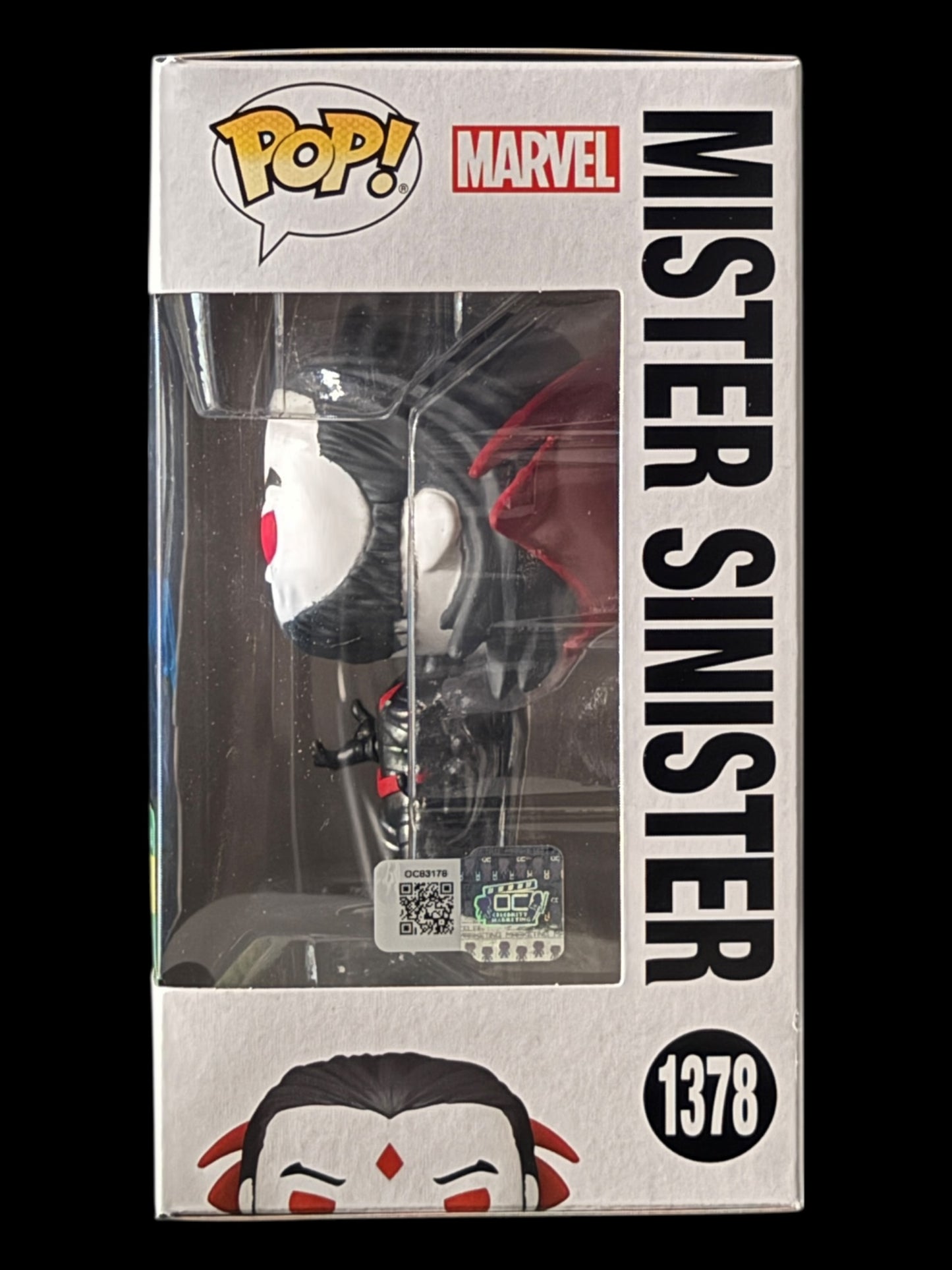 Chris Britton signed Mr. Sinister Marvel X-Men Funko Pop! - Blue