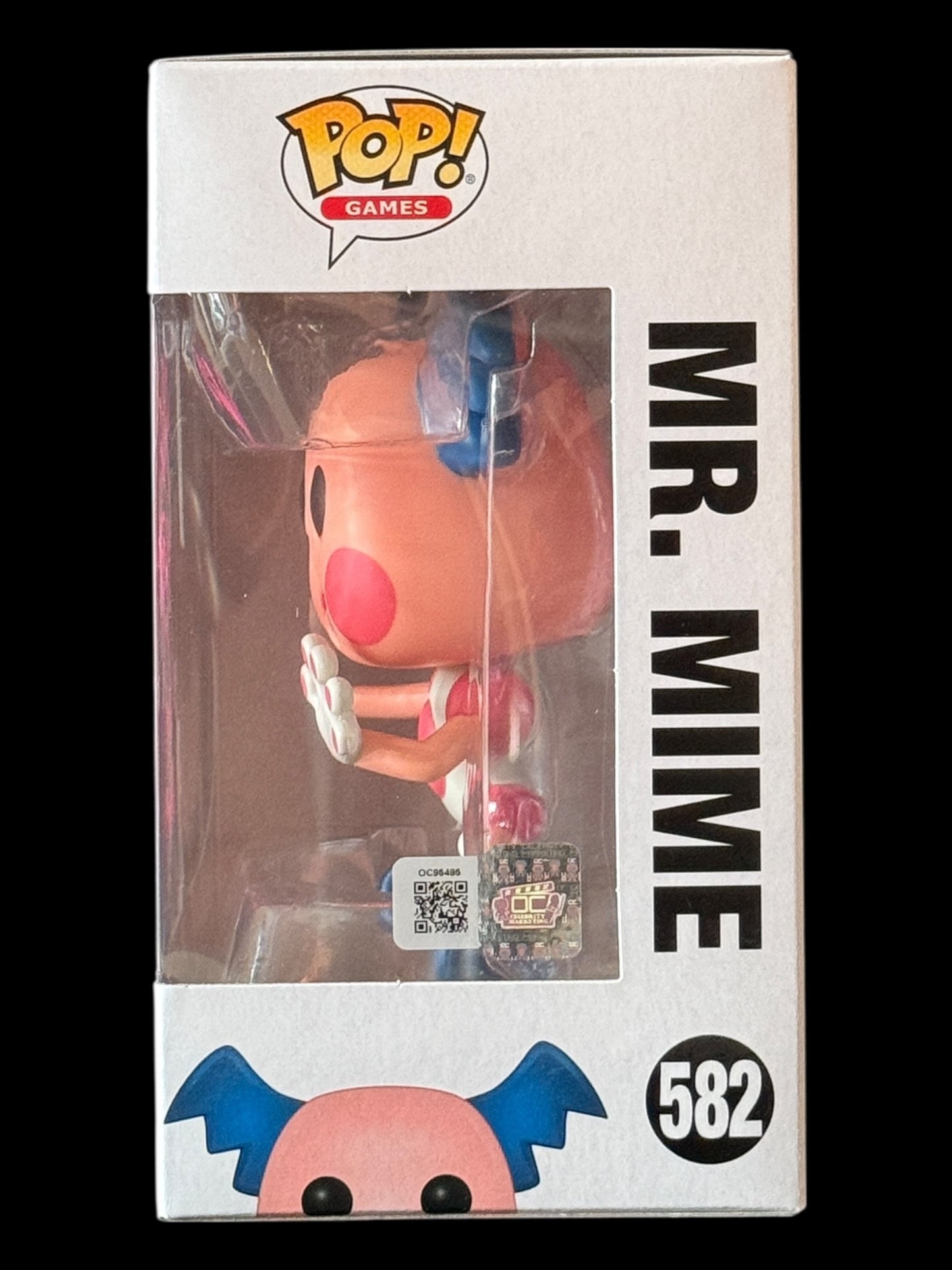 Michele Knotz signed Mr. Mime Pokémon Funko Pop! - Pink