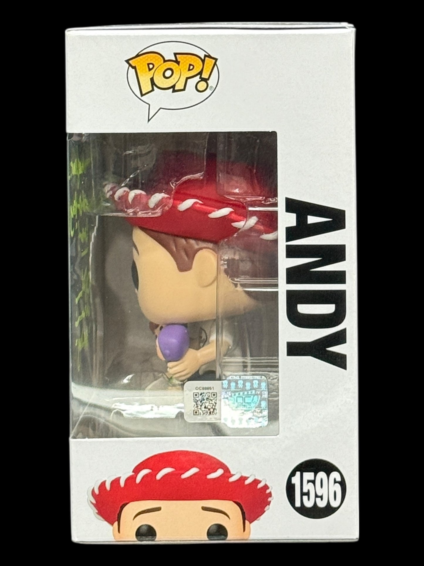 John Morris signed Disney Pixar Toy Story 30 Years and Beyond Andy Funko Pop! - "Buzz Lightyear...The coolest toy ever!"