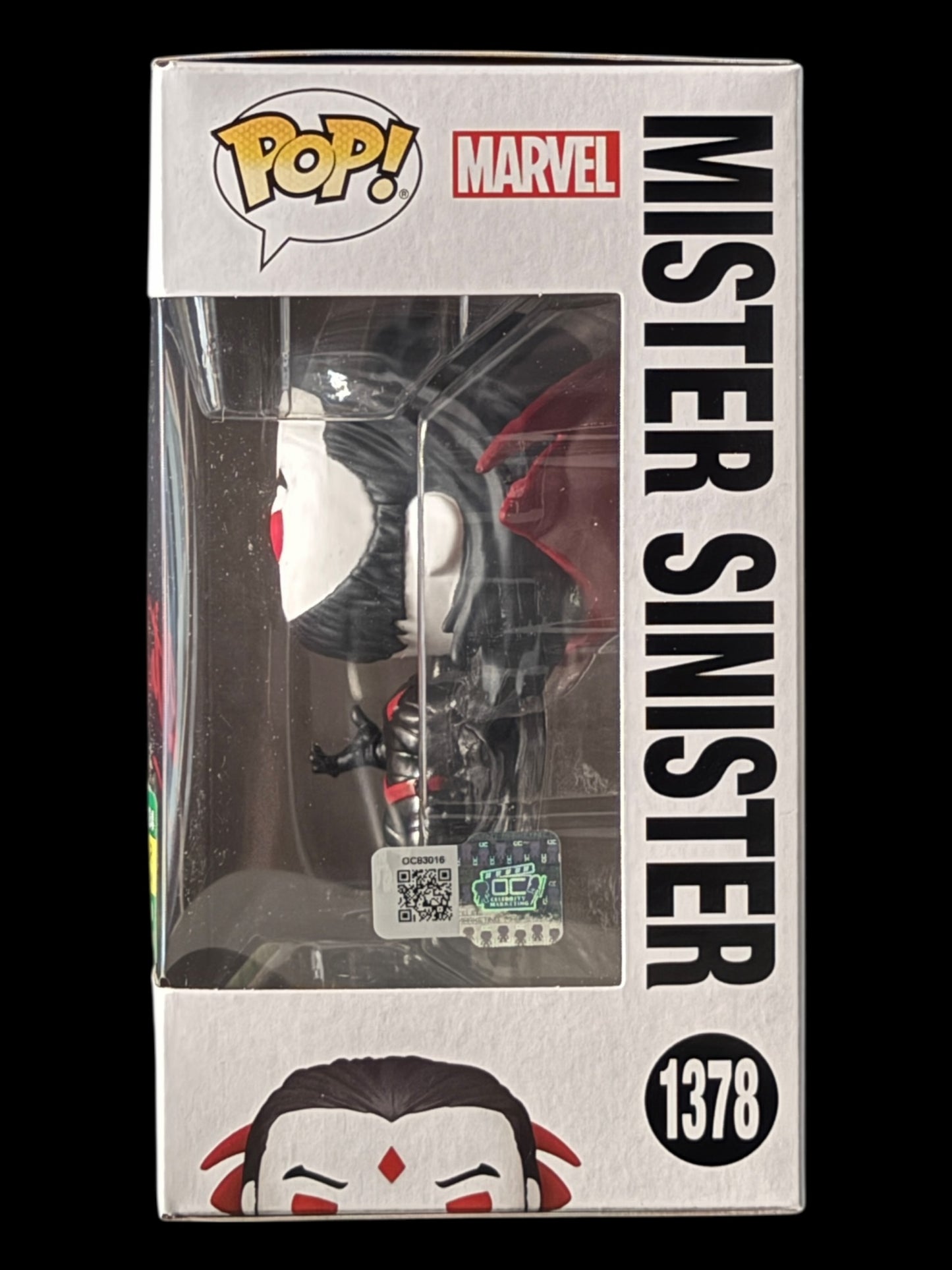 Chris Britton signed Mr. Sinister Marvel X-Men Funko Pop! - Red