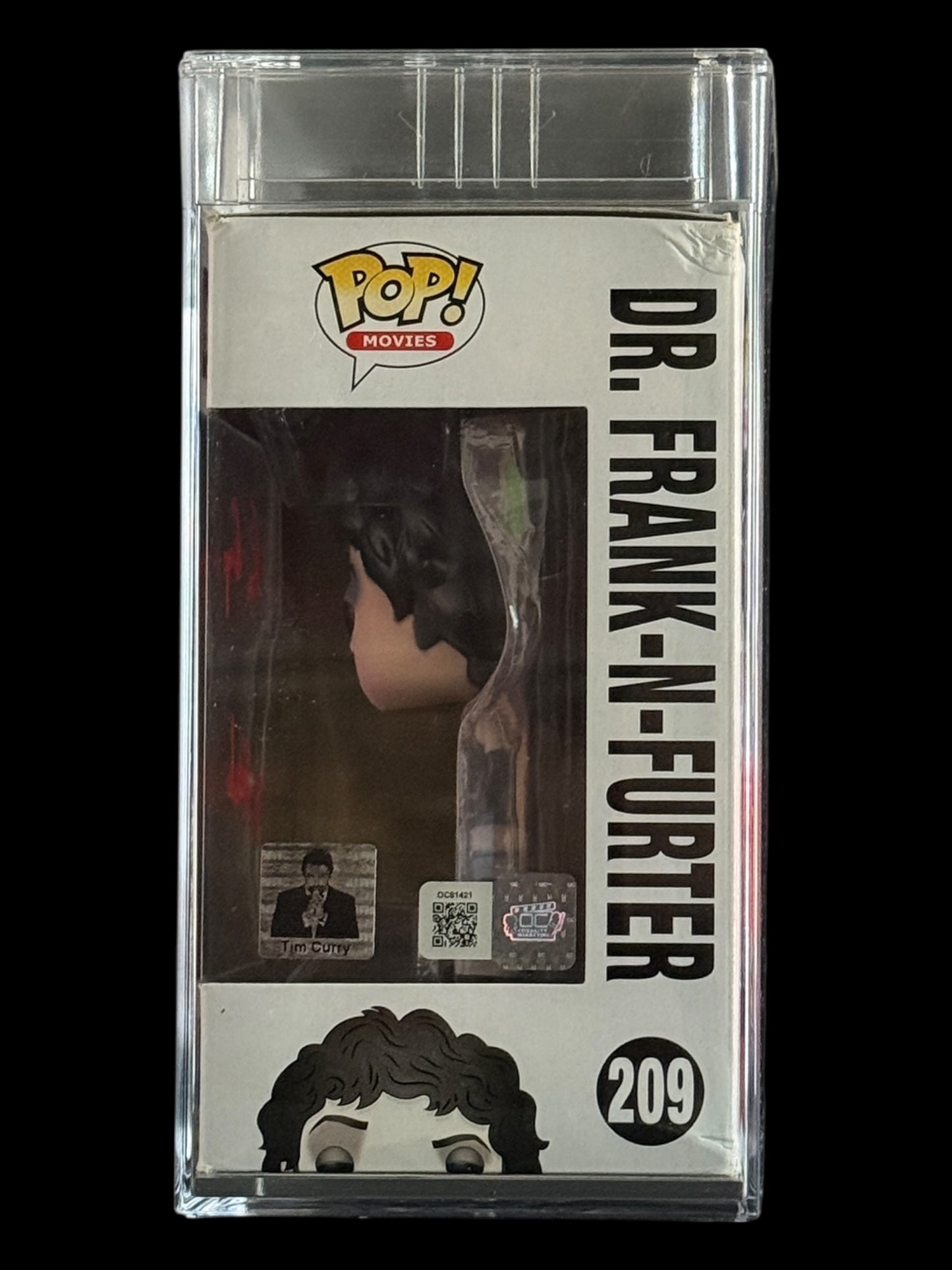 Tim Curry signed PSA Encap. Dr. Frank-N-Furter The Rocky Horror Picture Show Funko Pop! - Dr. Frank