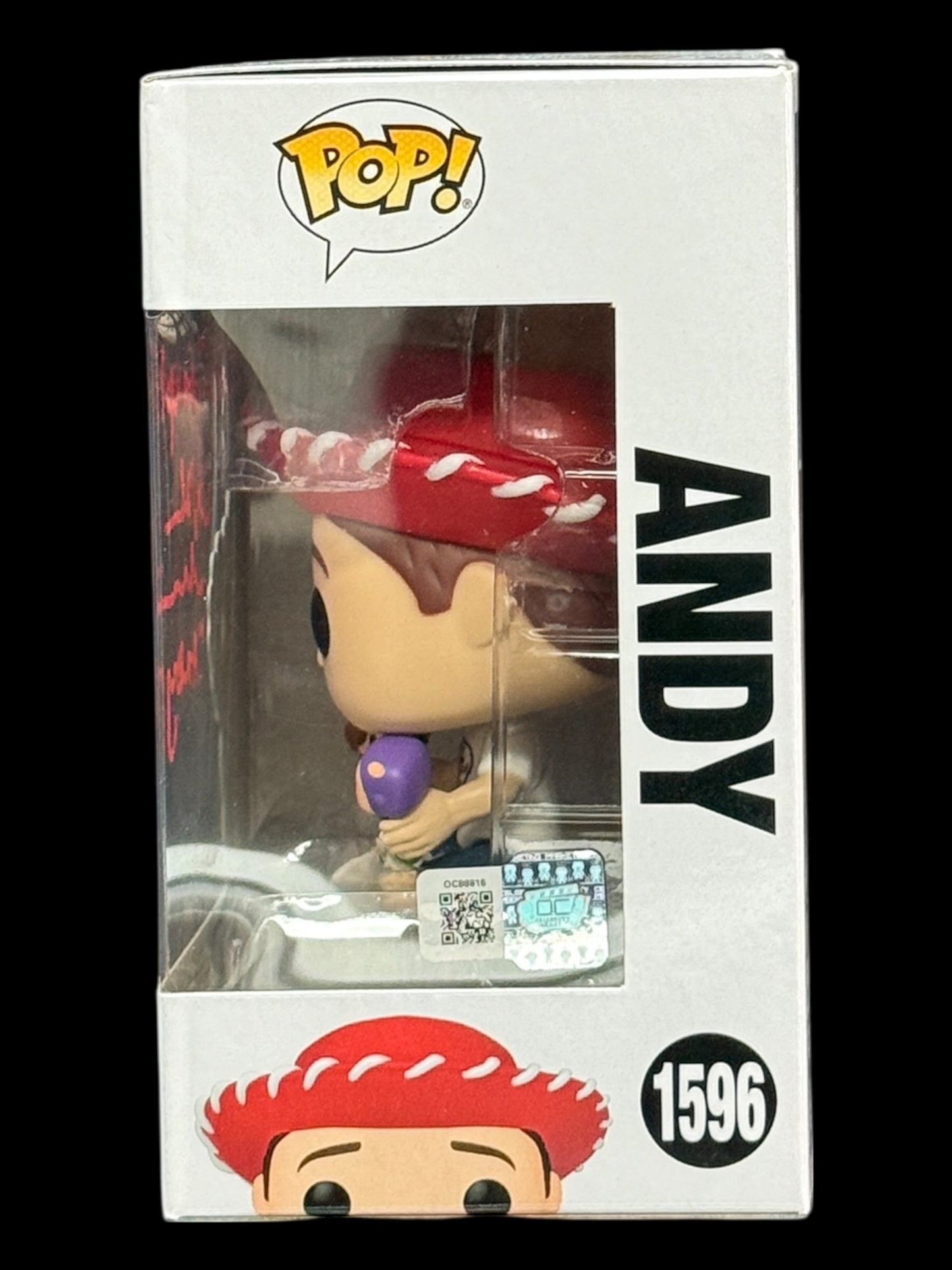 John Morris signed Disney Pixar Toy Story 30 Years and Beyond Andy Funko Pop! - "Stick'em Up!"