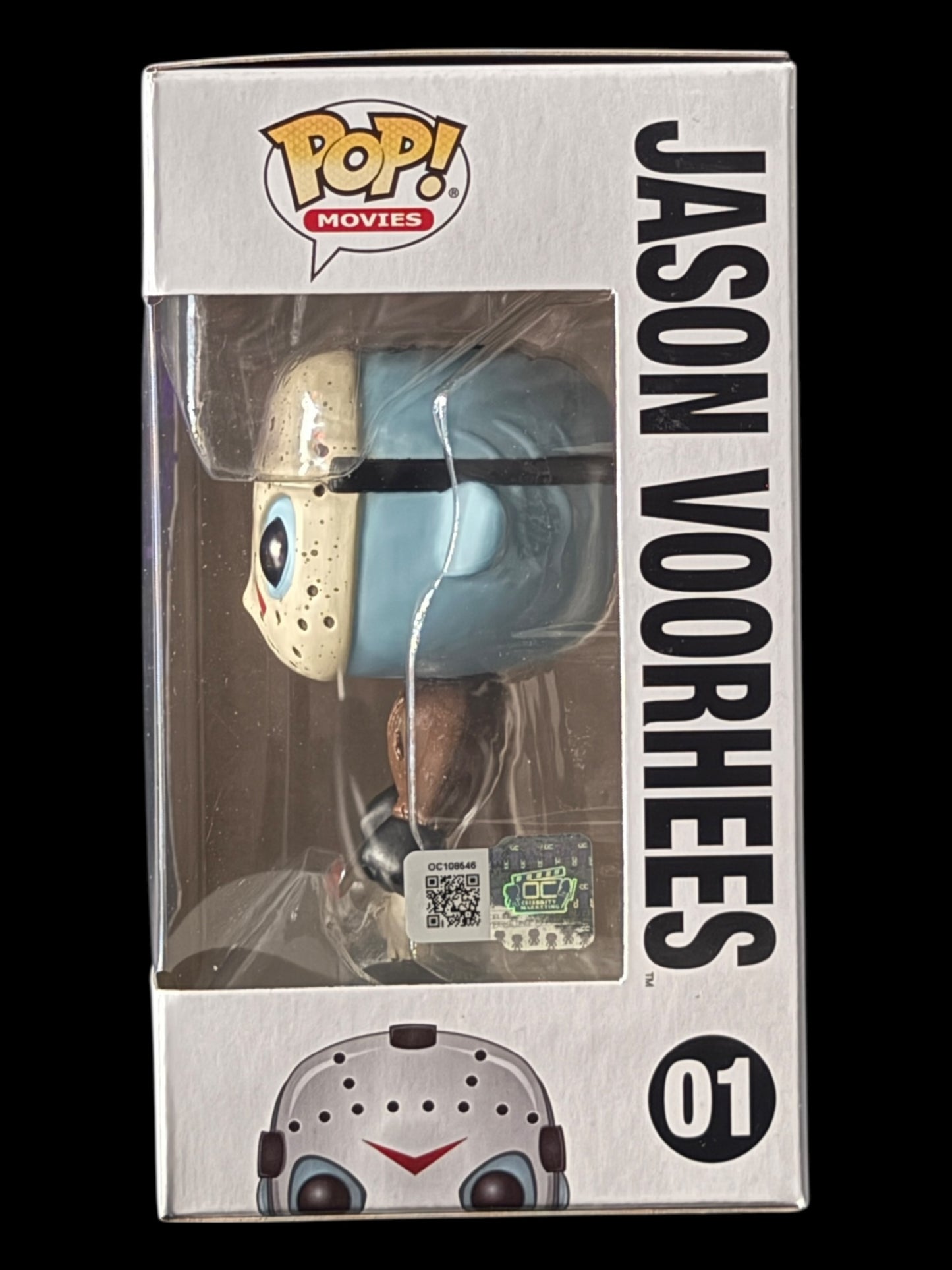 Tom Morga signed Jason Voorhees Friday the 13th Funko Pop! - Purple