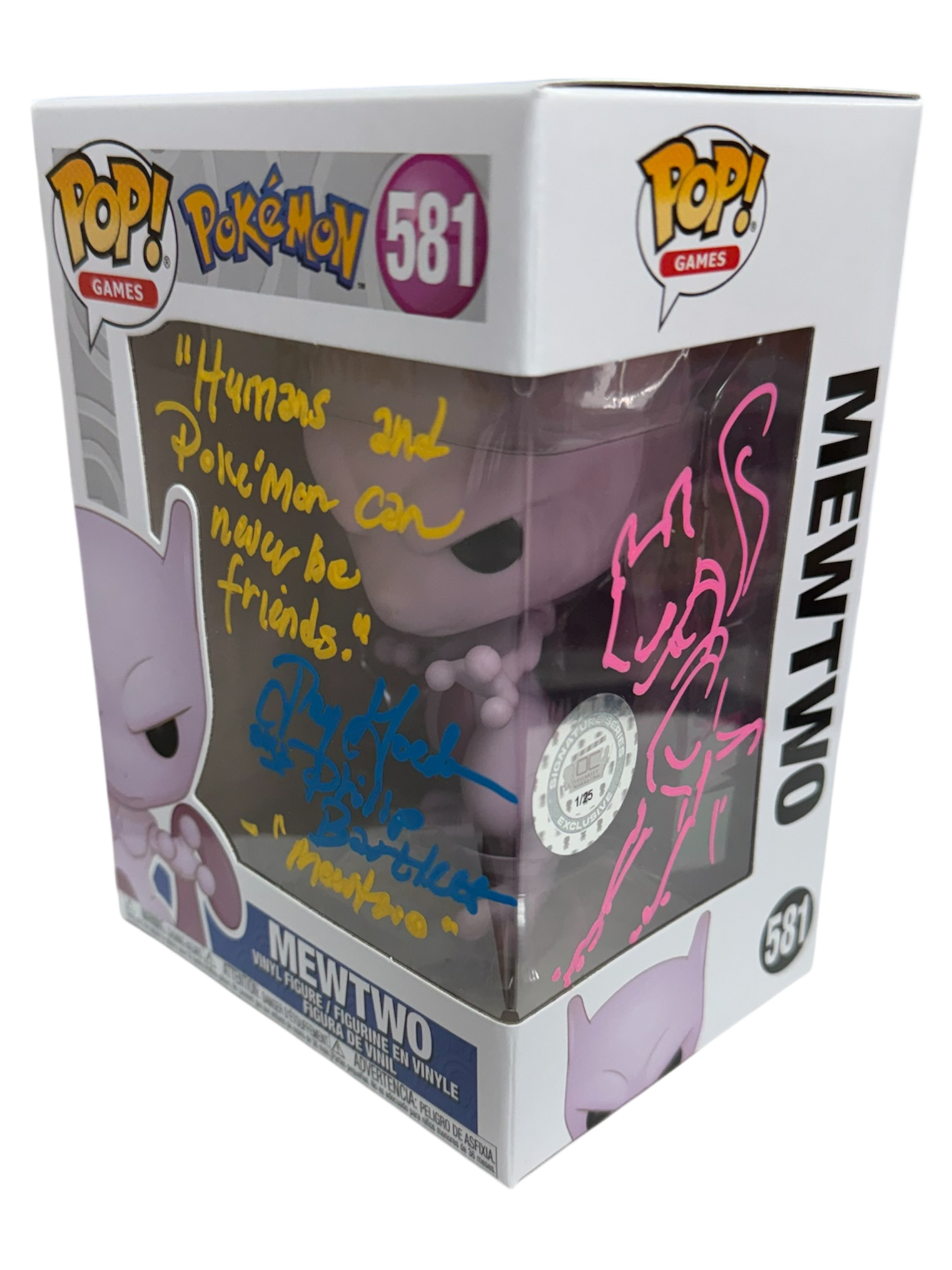 Jay Goede Signature Series: Pokemon Mewtwo Funko #581 (#/25)
