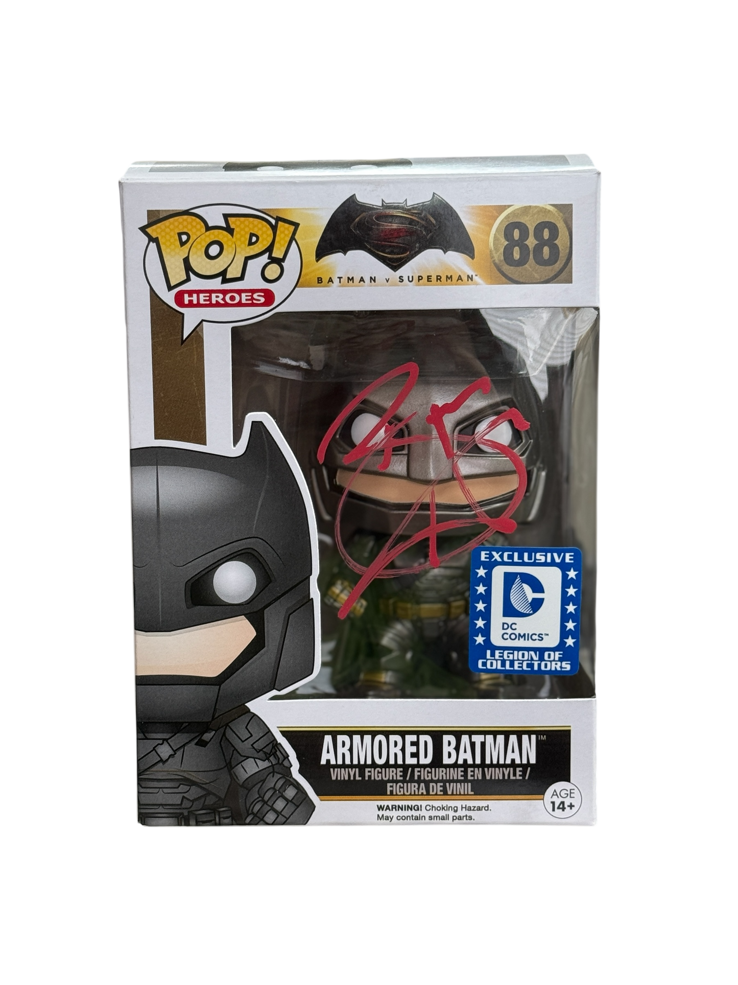Ben Affleck Signature Series: Exclusive Batman vs Superman Armored Batman Funko Pop! #88 (#/10)