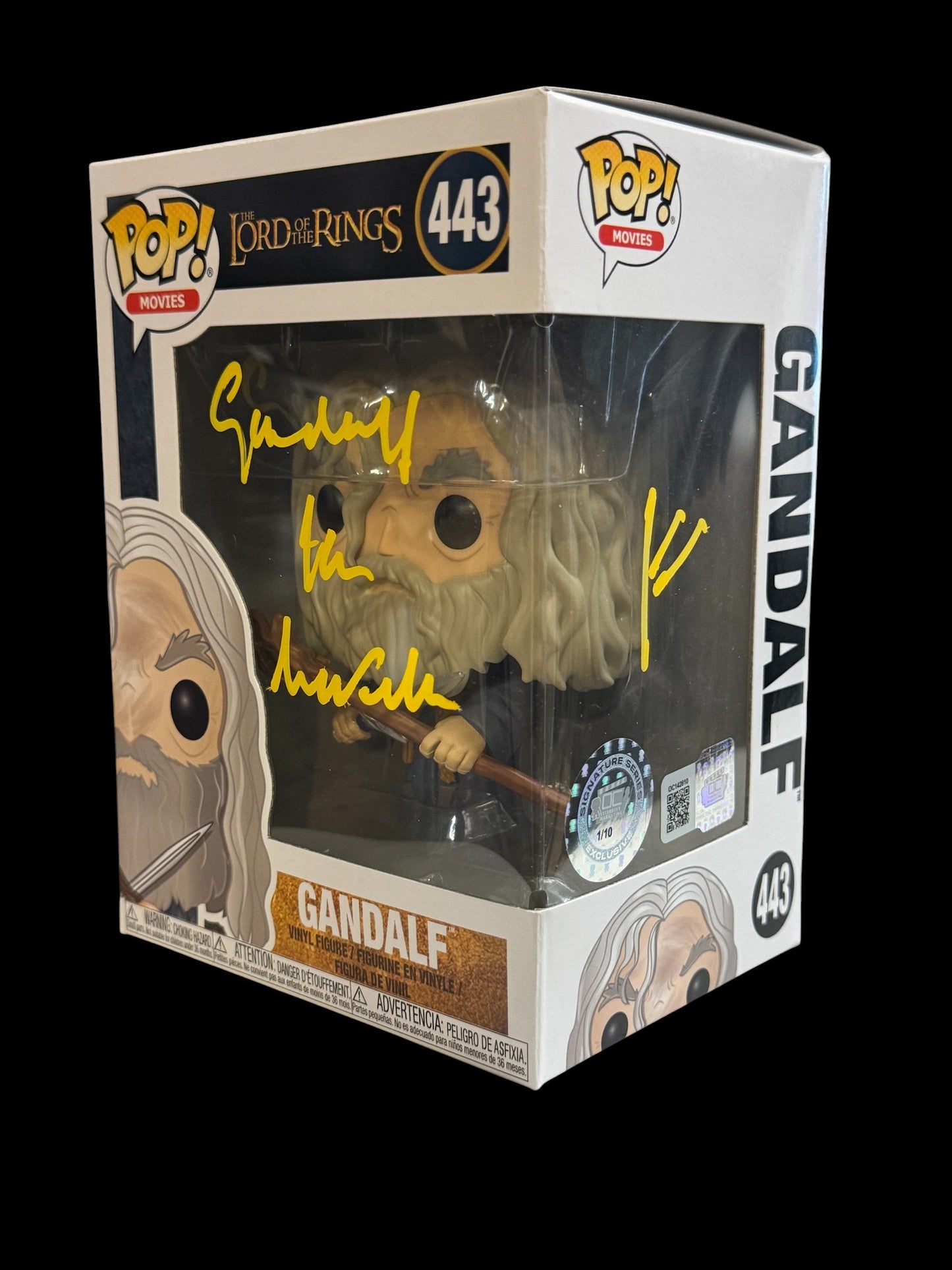 Sir Ian McKellen: Lord of the Rings Gandalf Funko Pop! #443 (#/10)