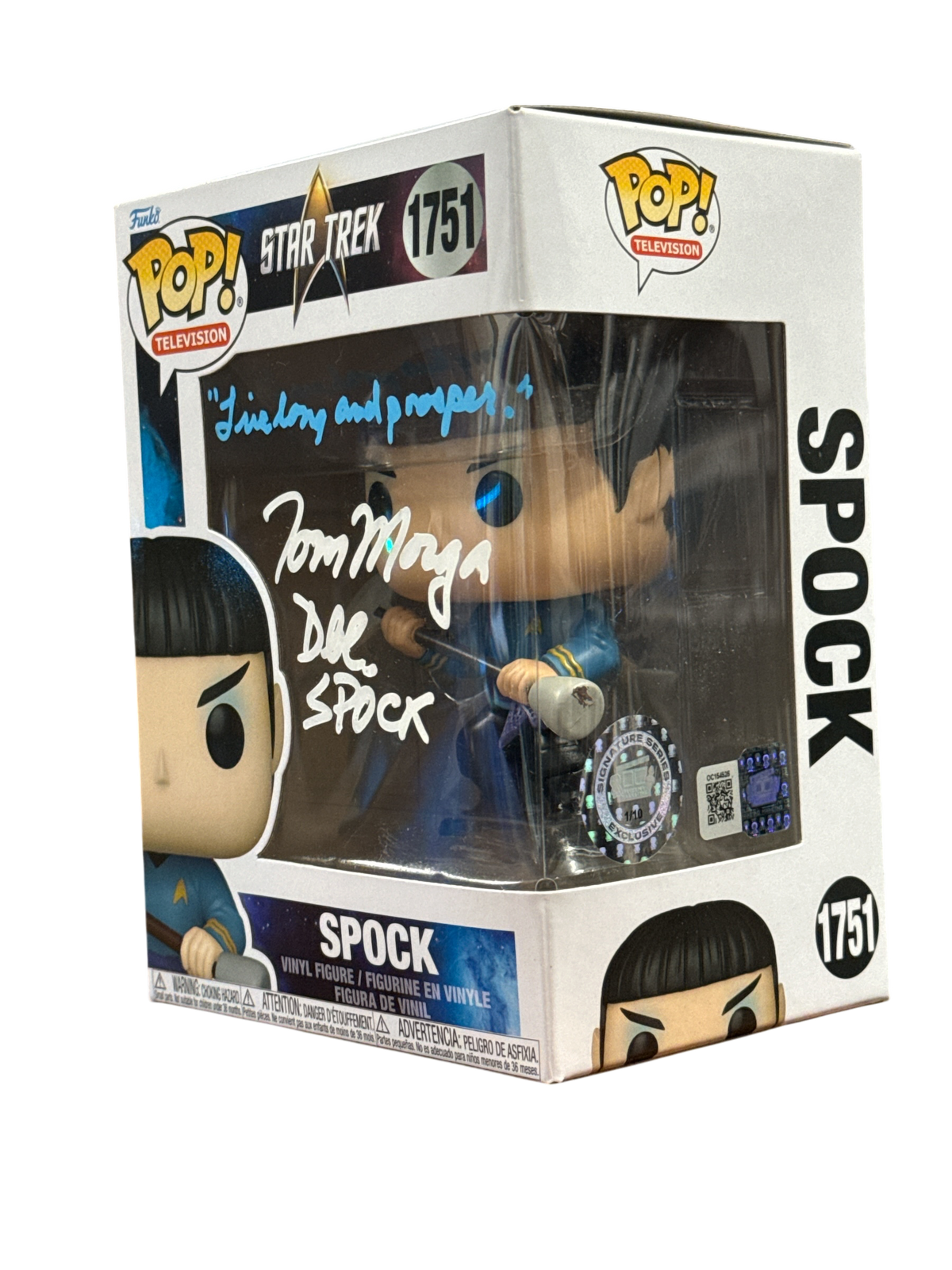 Tom Morga: Star Trek Spock Funko Pop! #1751 (#/10)