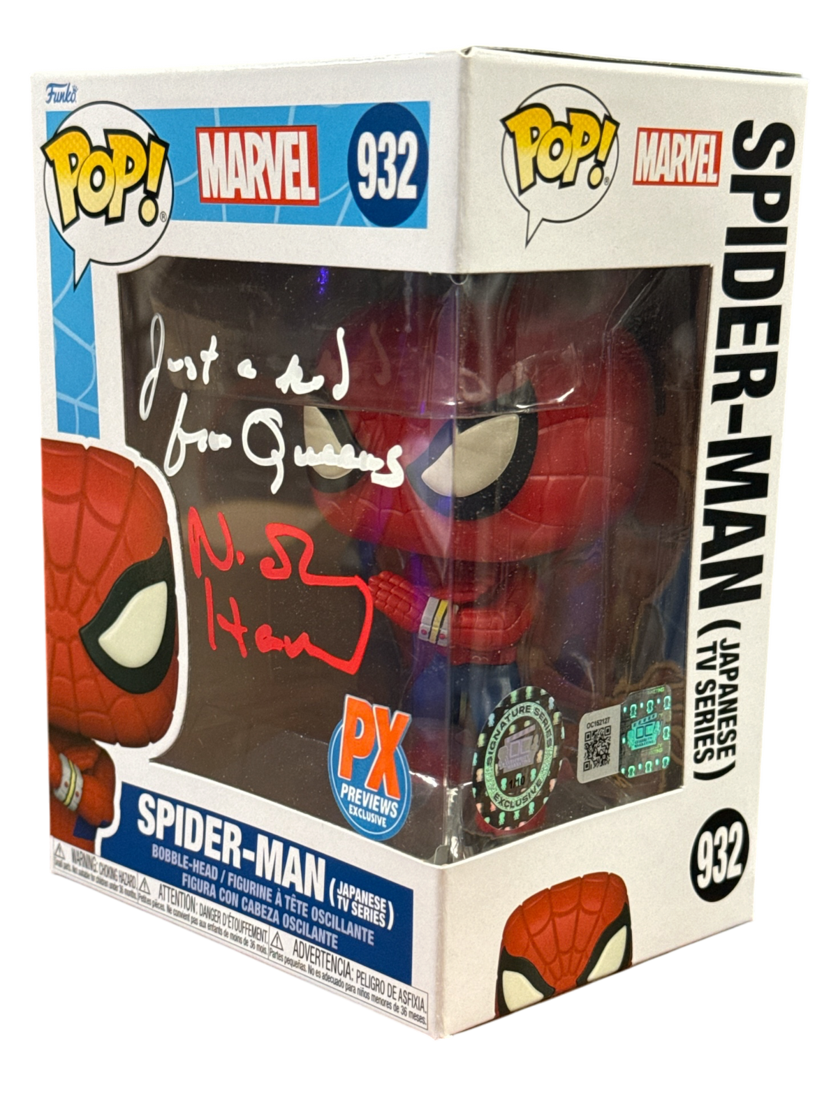 Nicholas Hammond: Marvel Spider-Man Previews Exclusive Funko Pop! #932 (#/10)