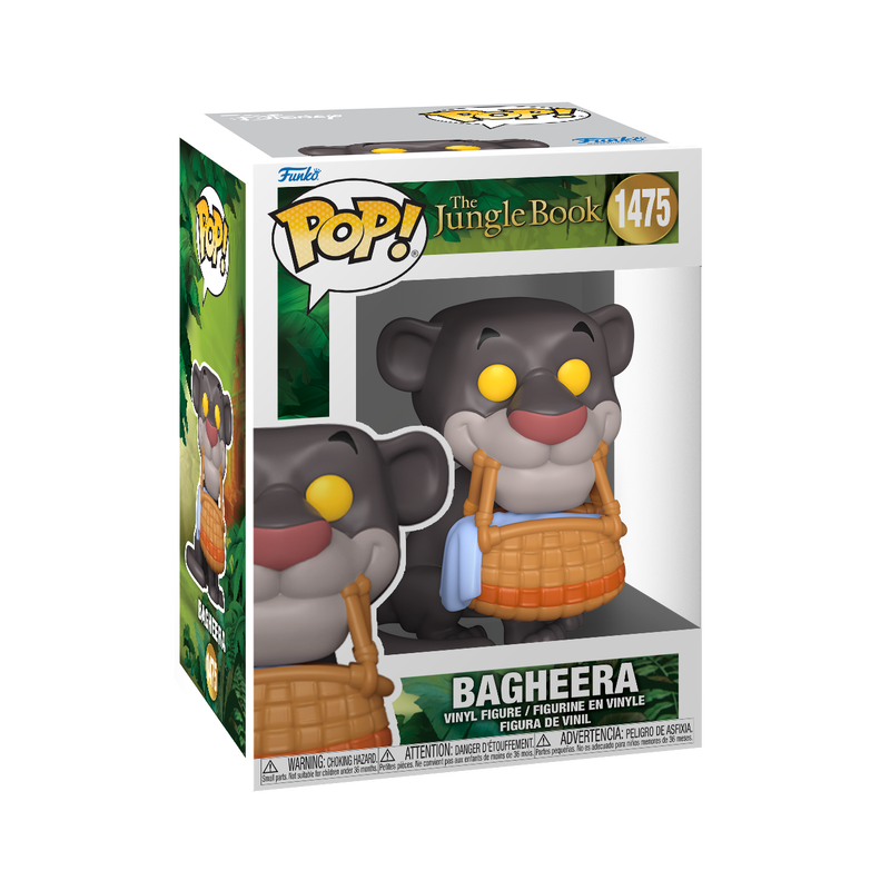 Bruce Reitherman signed The Jungle Book Bagheera Funko Pop! #1475