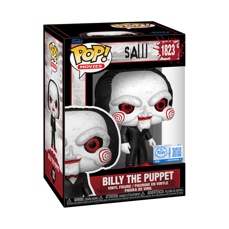 Tobin Bell Signed Saw Billy The Puppet Funko Special Edition Funko Pop! #1823 (Pre-Order)