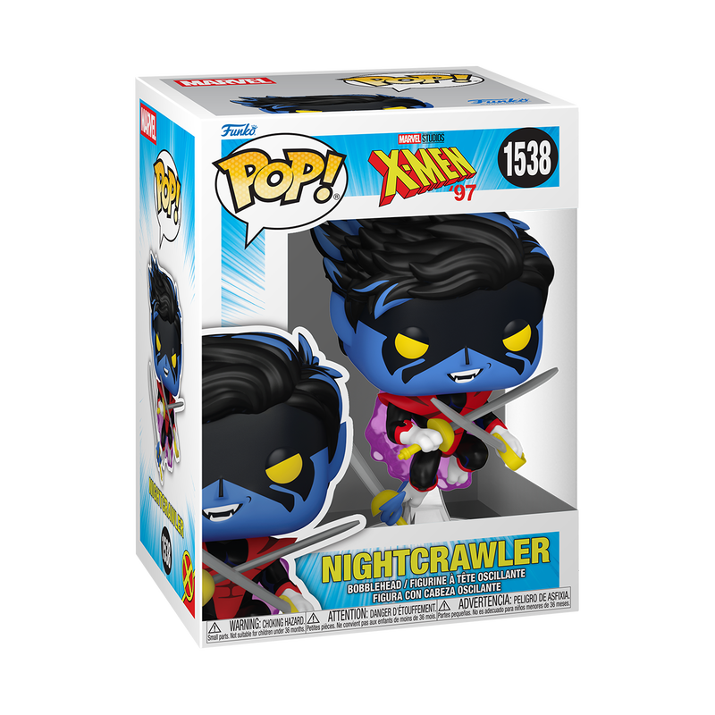 Adrian Hough signed X-MEN '97 Nightcrawler Funko Pop! #1538 (Pre-Order)