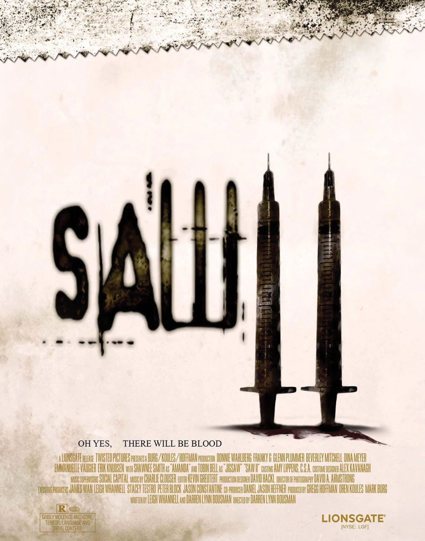 Saw II (2005) Needle Pit Poster Photo (8x10) Pre-Order