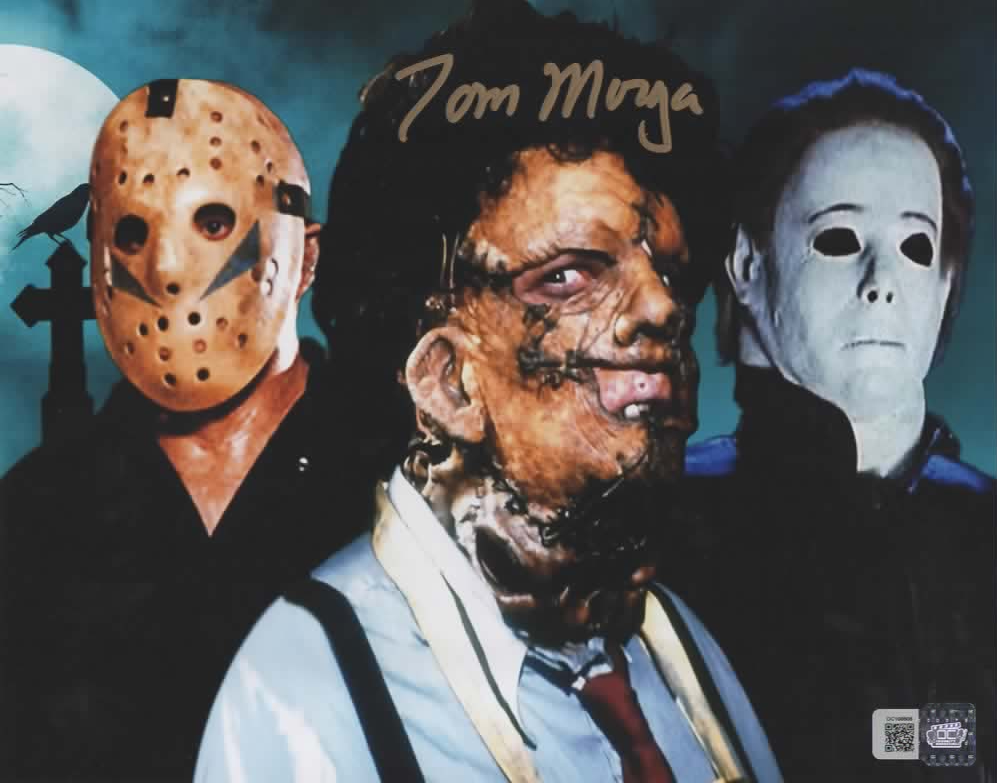 Tom Morga signed Character Collage 8x10 Photo