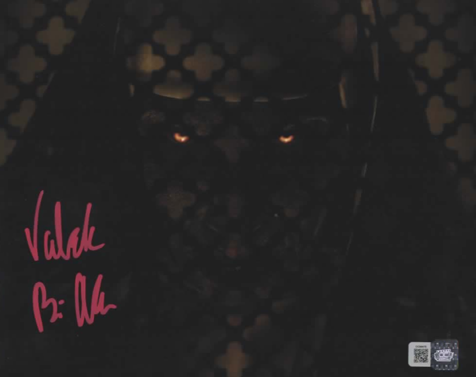 Bonnie Aarons signed The Nun Valek 8x10 Photo A - Red