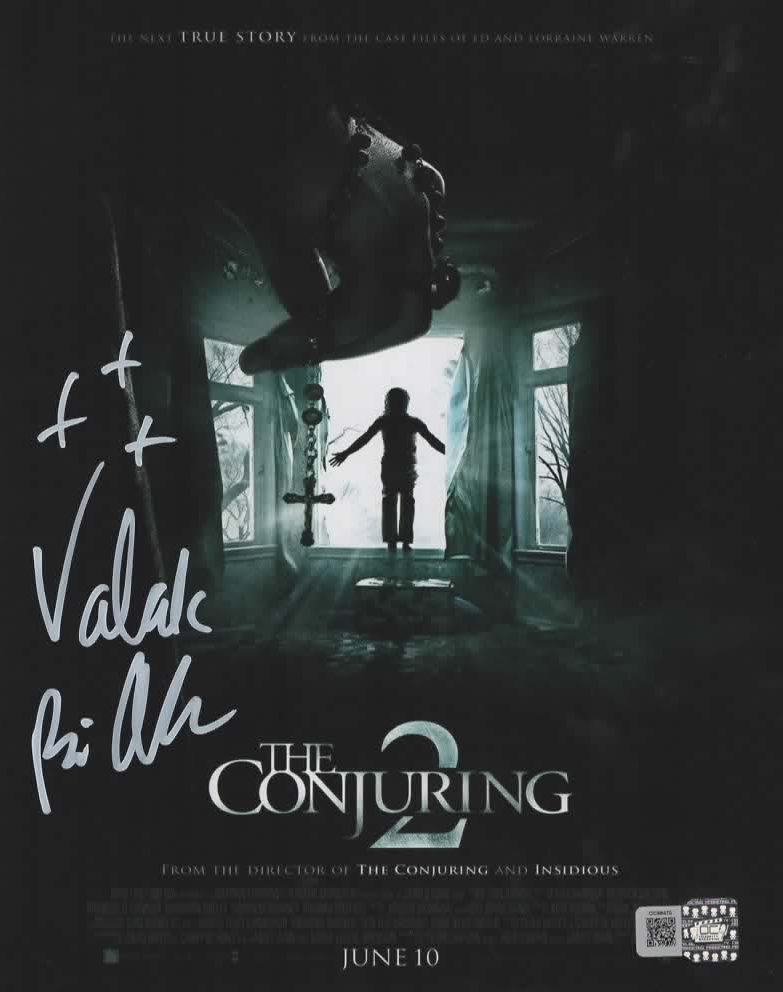 Bonnie Aarons signed The Conjuring 2 8x10 Photo - White+