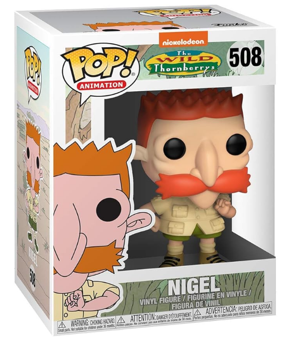 Tim Curry signed Nigel Thornberry Funko Pop! #508 (Pre-Order)