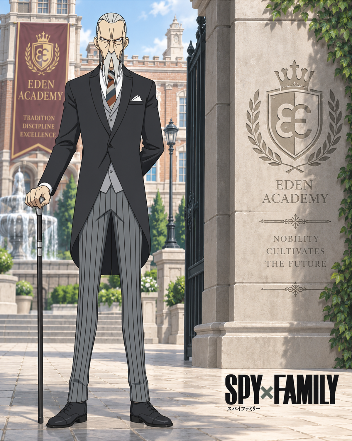 Barry Yandell Signed Spy x Family Henderson/Eden Academy Photo (8x10, 11x14) Pre-Order