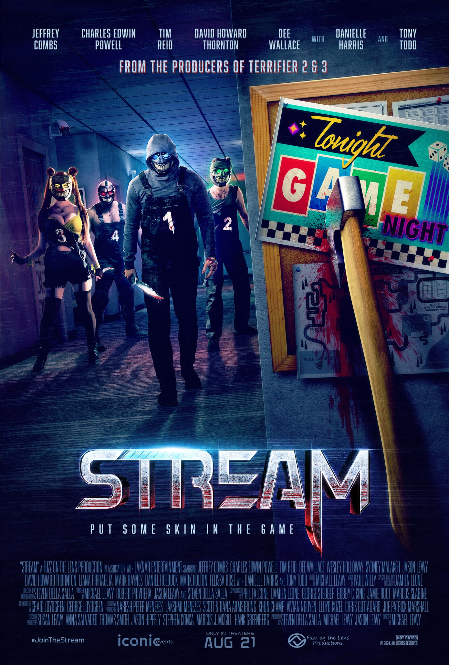 Dave Sheridan signed Stream Poster Image #1 (8x10, 11x17) Pre-Order
