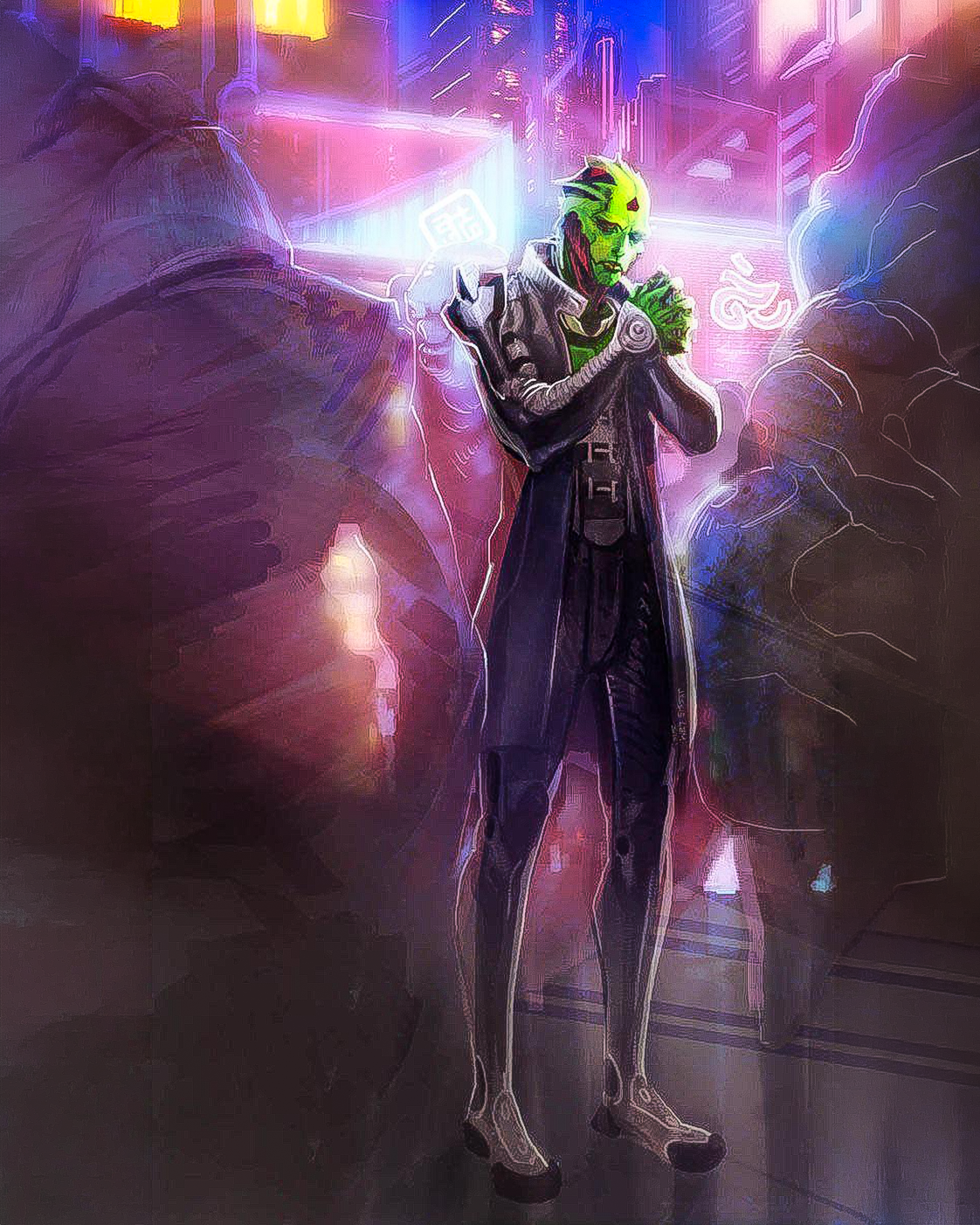Keythe Farley Signed Mass Effect Thane Photo - Image #1 (8x10, 11x14) Pre-Order