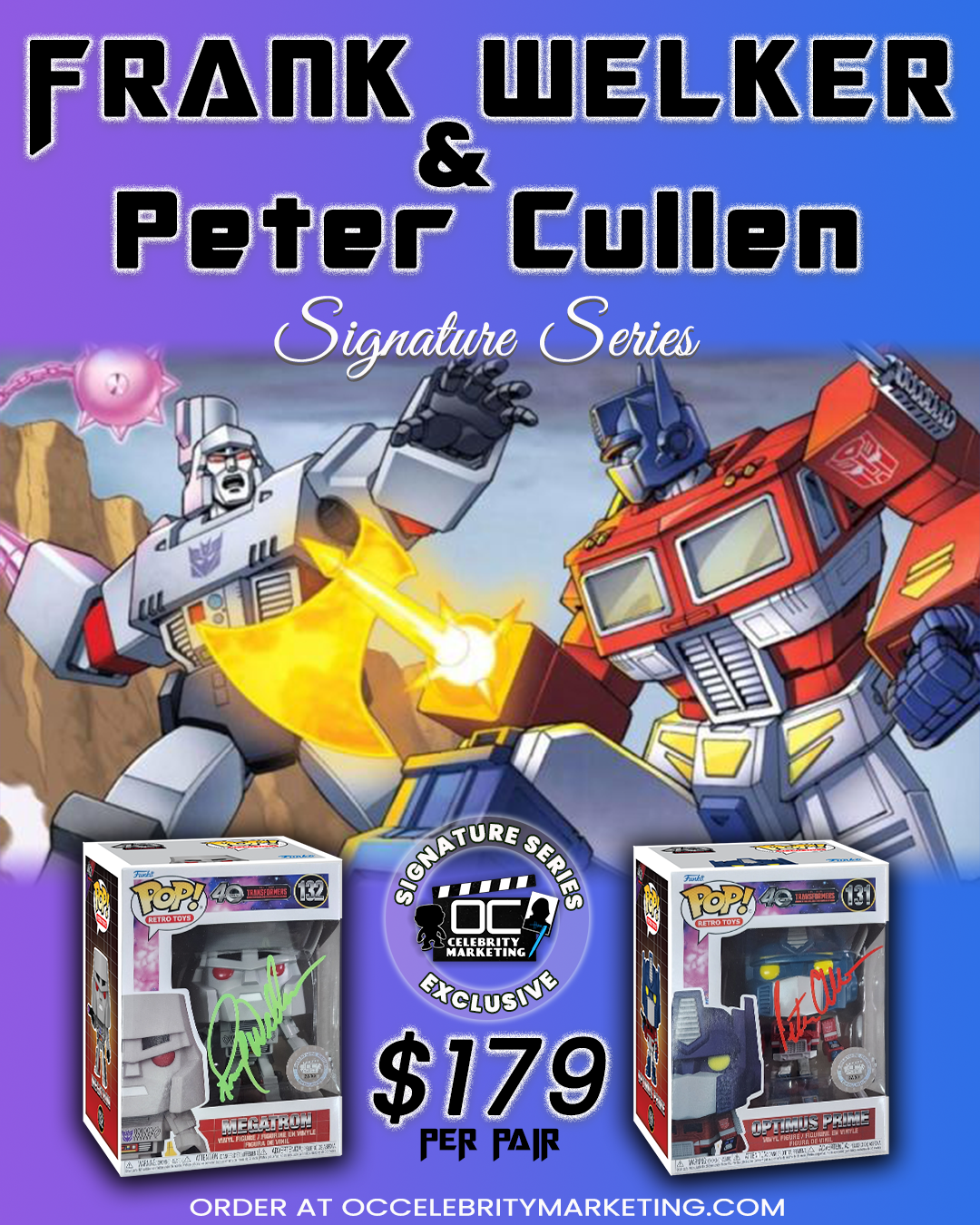 Transformers Duo Signature Series: Megatron & Optimus Prime Funkos (#/50)