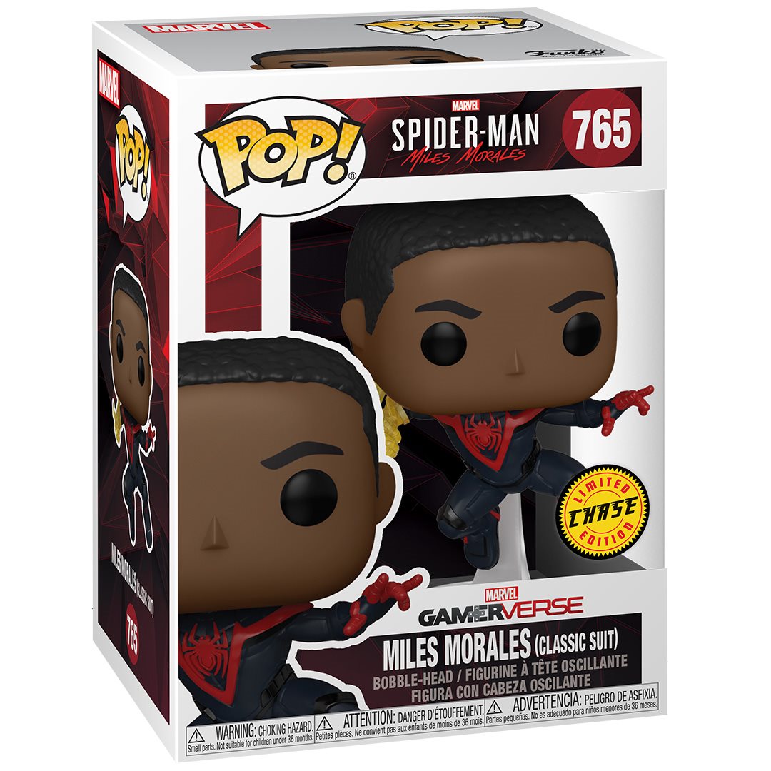 Shameik Moore signed Marvel Spider-Man Gamer-Verse Miles Morales Classic Suit Limited Edition CHASE Funko #765 (Pre-Order)