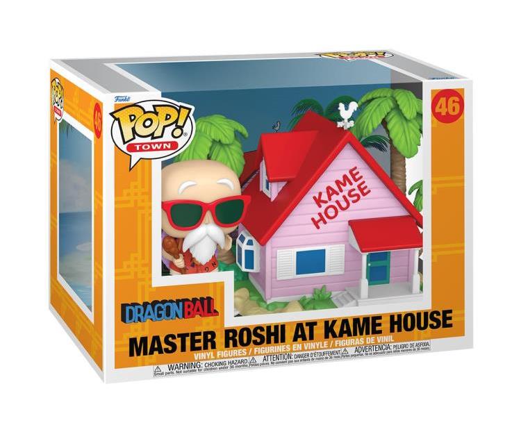 Dan Woren Signed Dragon Ball Master Roshi at Kame House Funko Pop! Town #46 (Pre-Order)