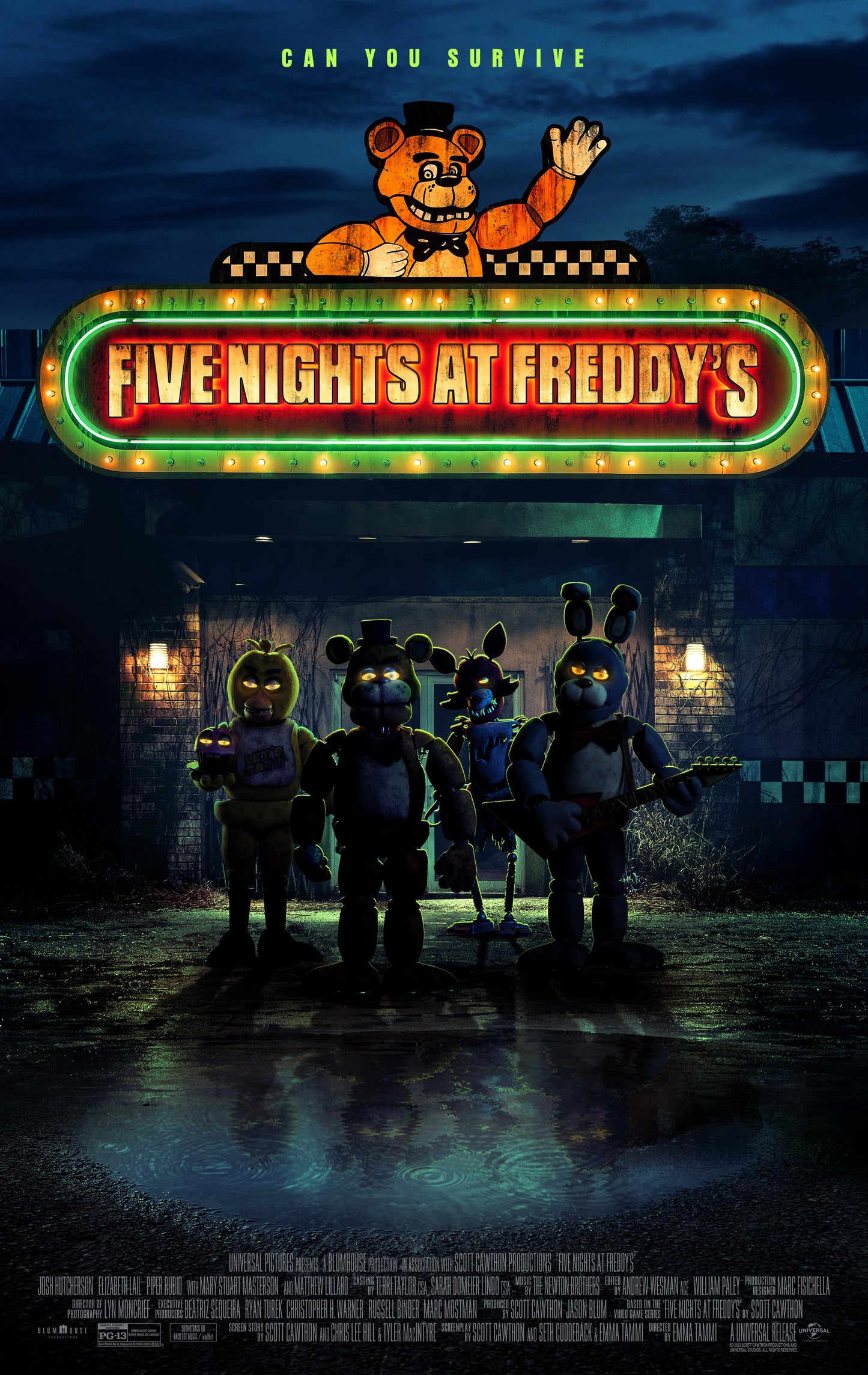 Kevin Foster signed FNAF Poster Image #2 (8x10, 11x17) Pre-Order