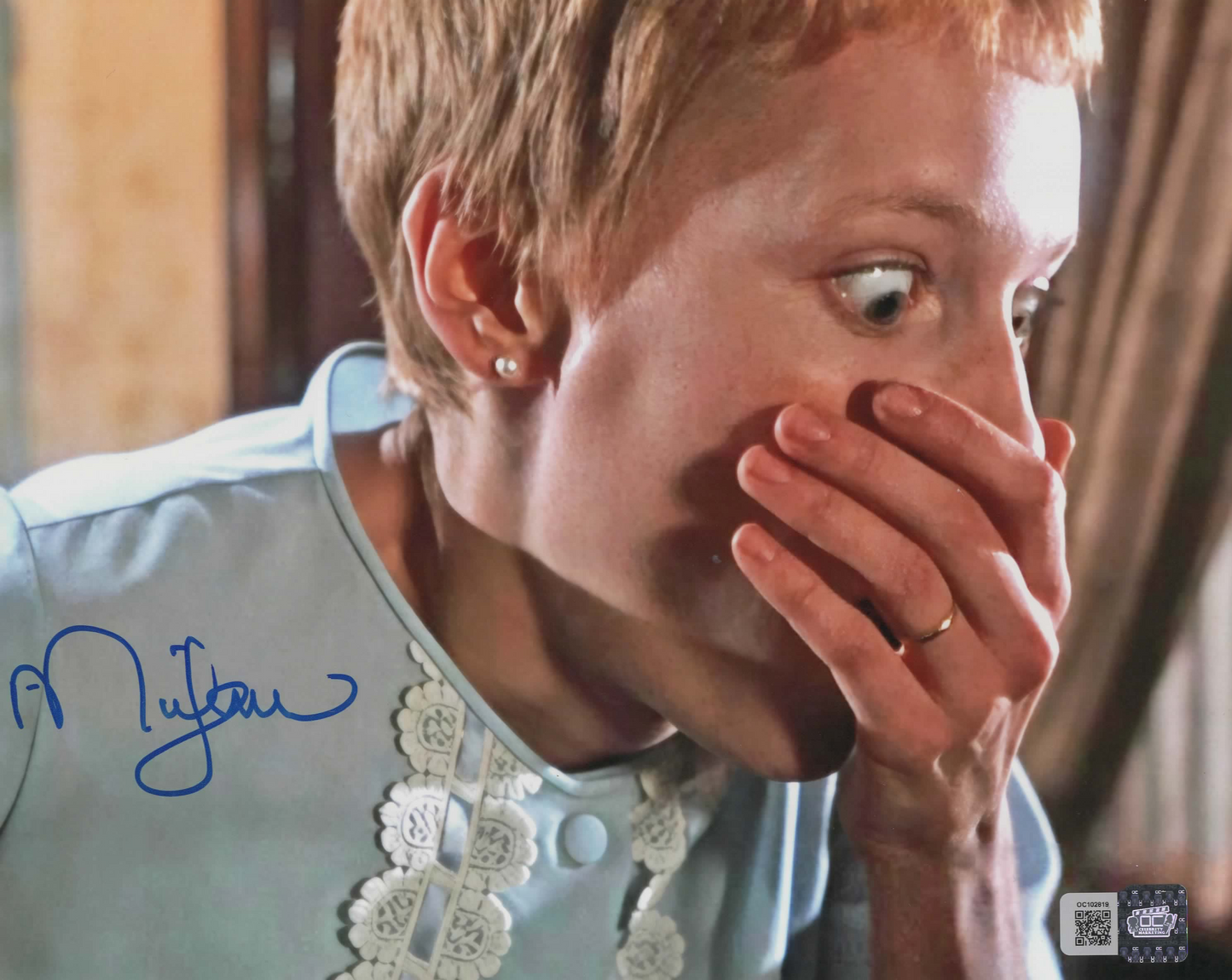 Mia Farrow signed 8x10 Rosemary's Baby Photo 1B