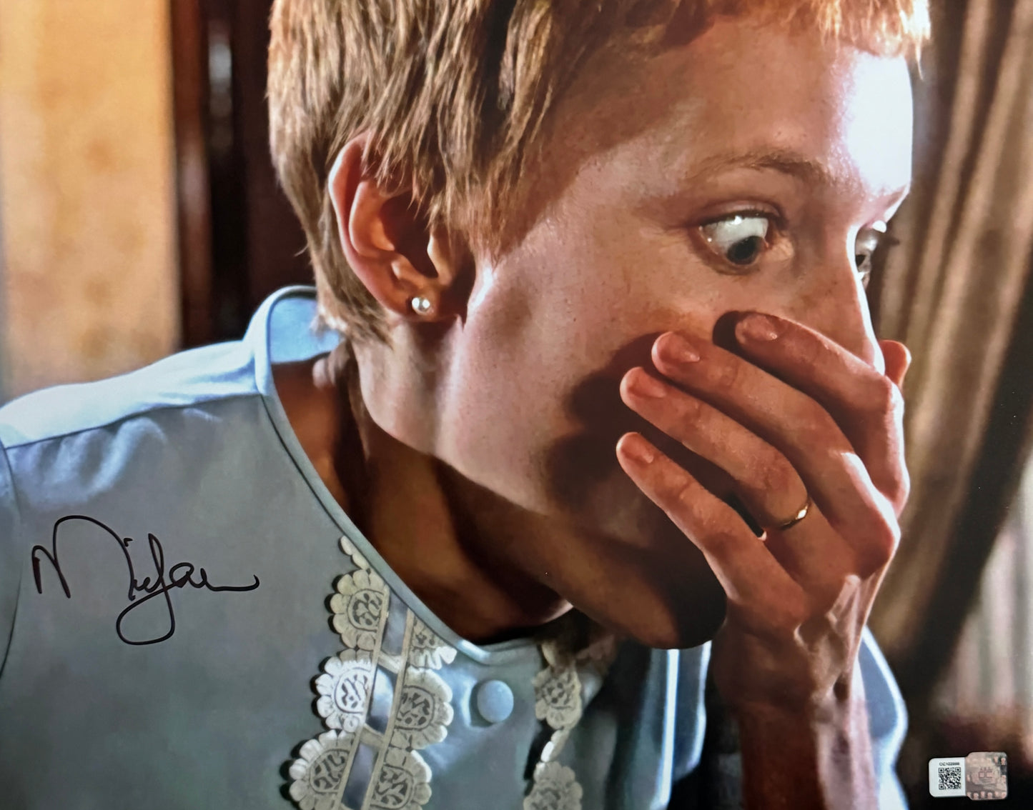 Mia Farrow signed 11x14 Rosemary's Baby Photo 1B