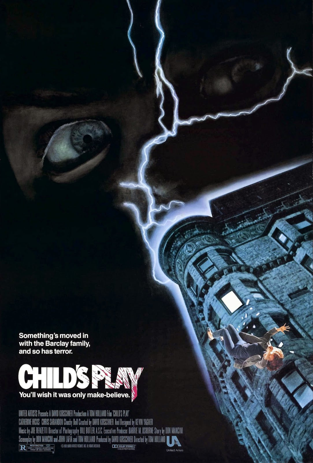 Chris Sarandon signed Child's Play Poster Image (8x10, 11x17) Pre-Order