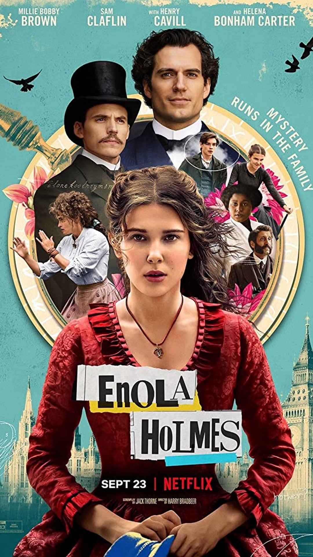 Helena Bonham Carter Signed Enola Holmes Poster Photo #1 (8x10, 11x17) Pre-Order