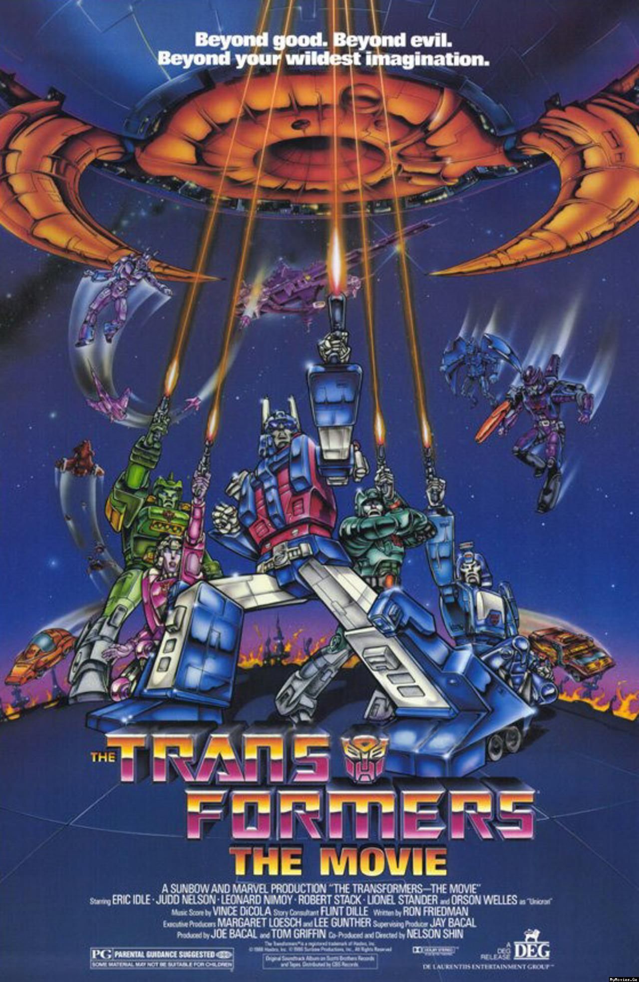 Frank Welker and Peter Cullen Dual Signed Transformers Image #5 (8x10, 11x17)