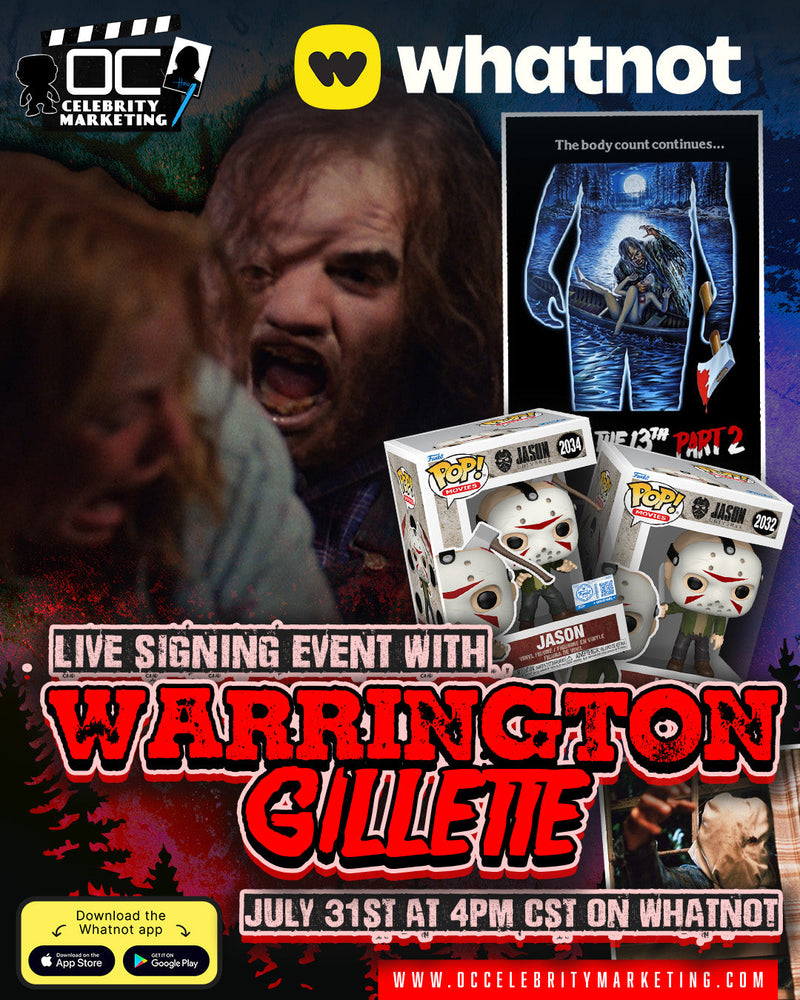 Warrington Gillette Pre-Order (Signing July 31st)