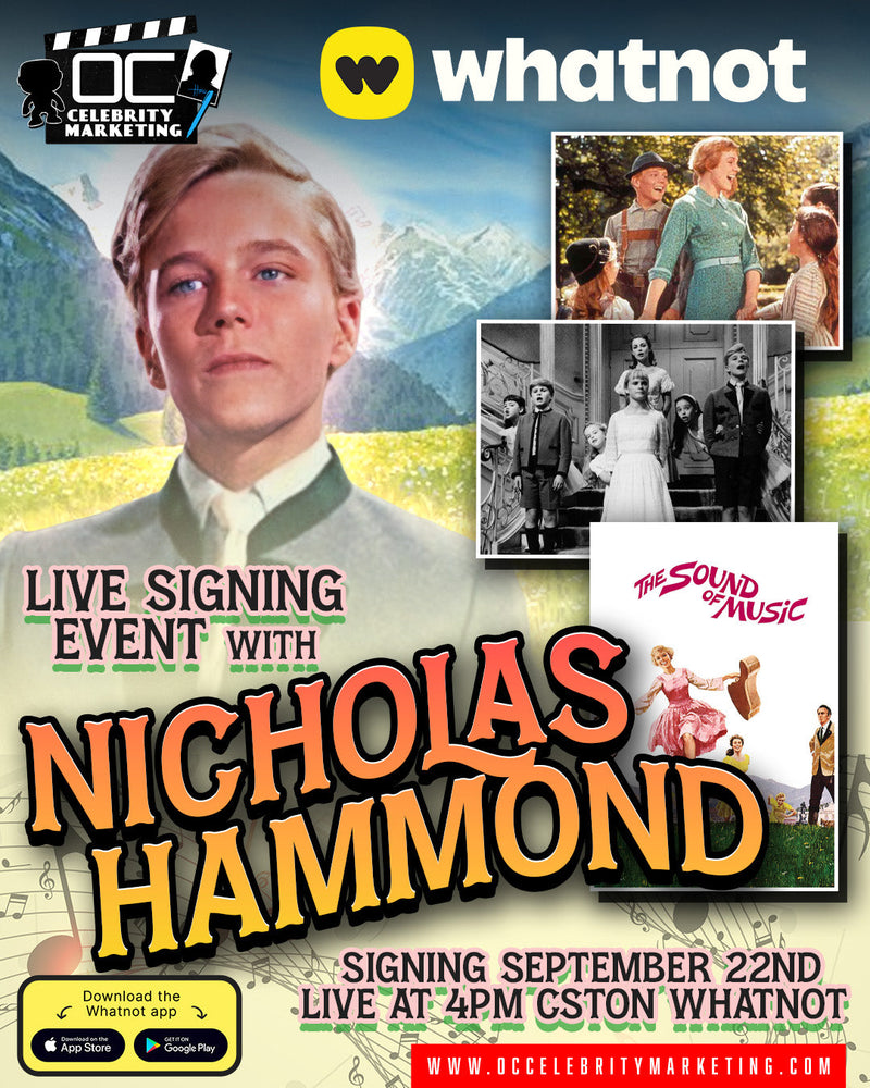 Nicholas Hammond Pre-Order (Signing Sept. 22nd)