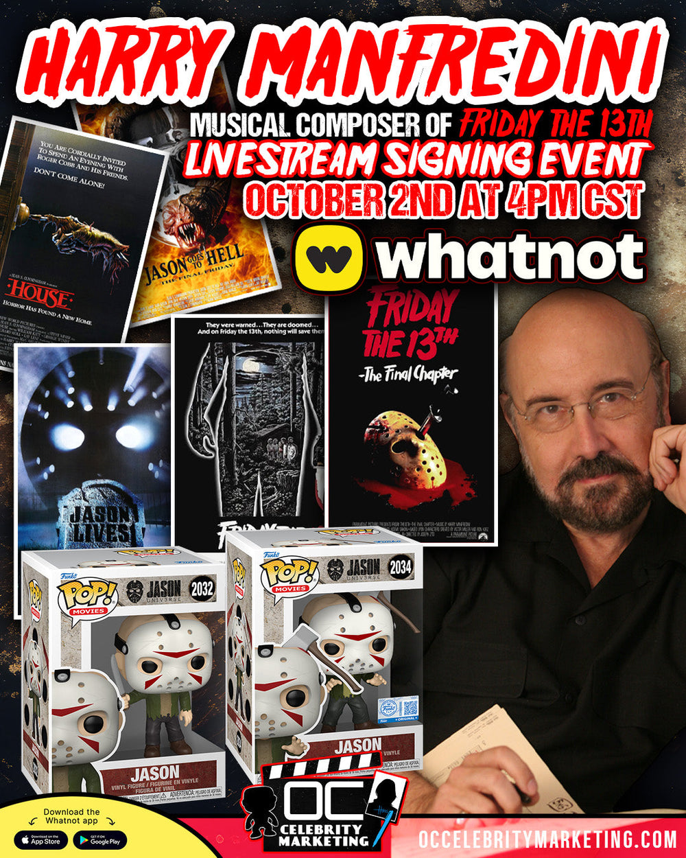 Harry Manfredini Pre-Order (Signing Oct. 2nd)