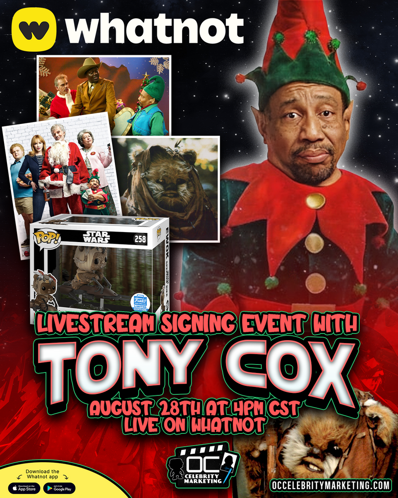 Tony Cox Pre-Order (Signing August 28th)