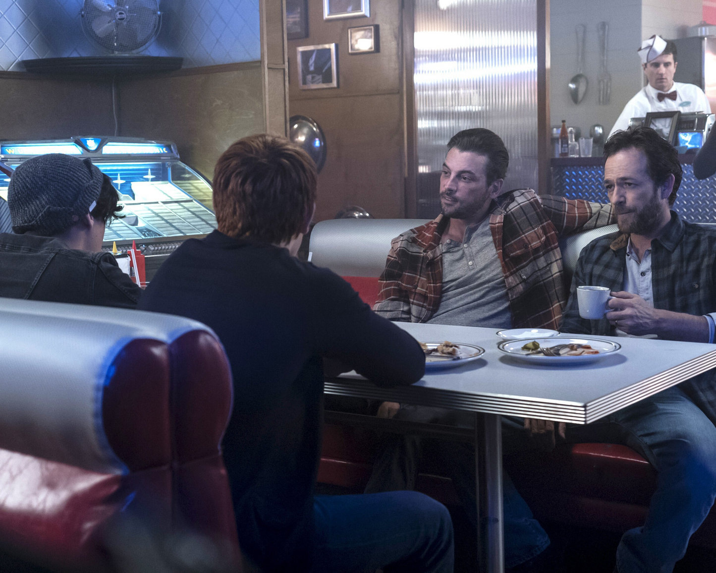 Skeet Ulrich signed Riverdale F.P. Jones Pop's Diner Photo #1 (8x10, 11x14) Pre-Order